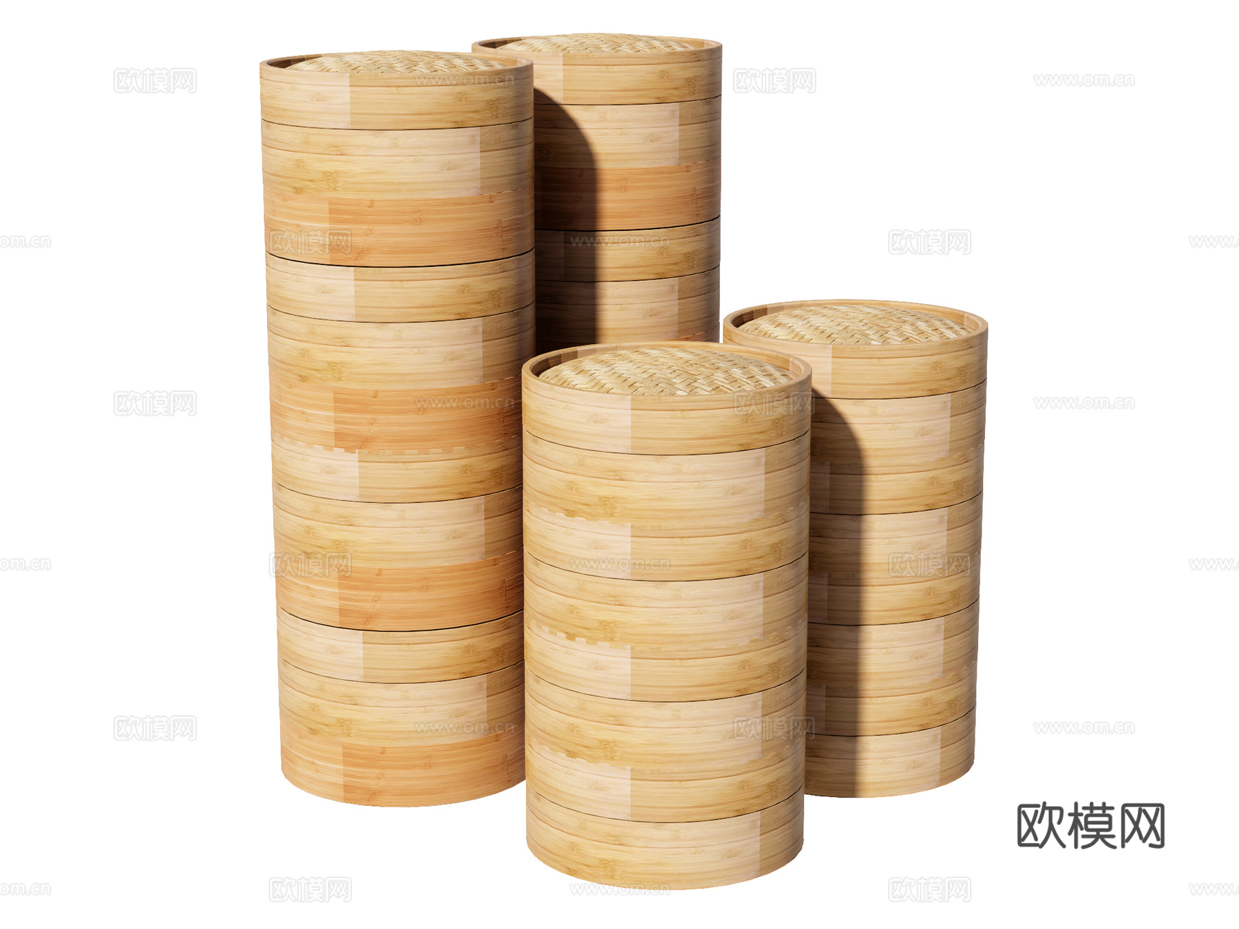 厨具炊具 传统厨具 小笼包 蒸笼su模型