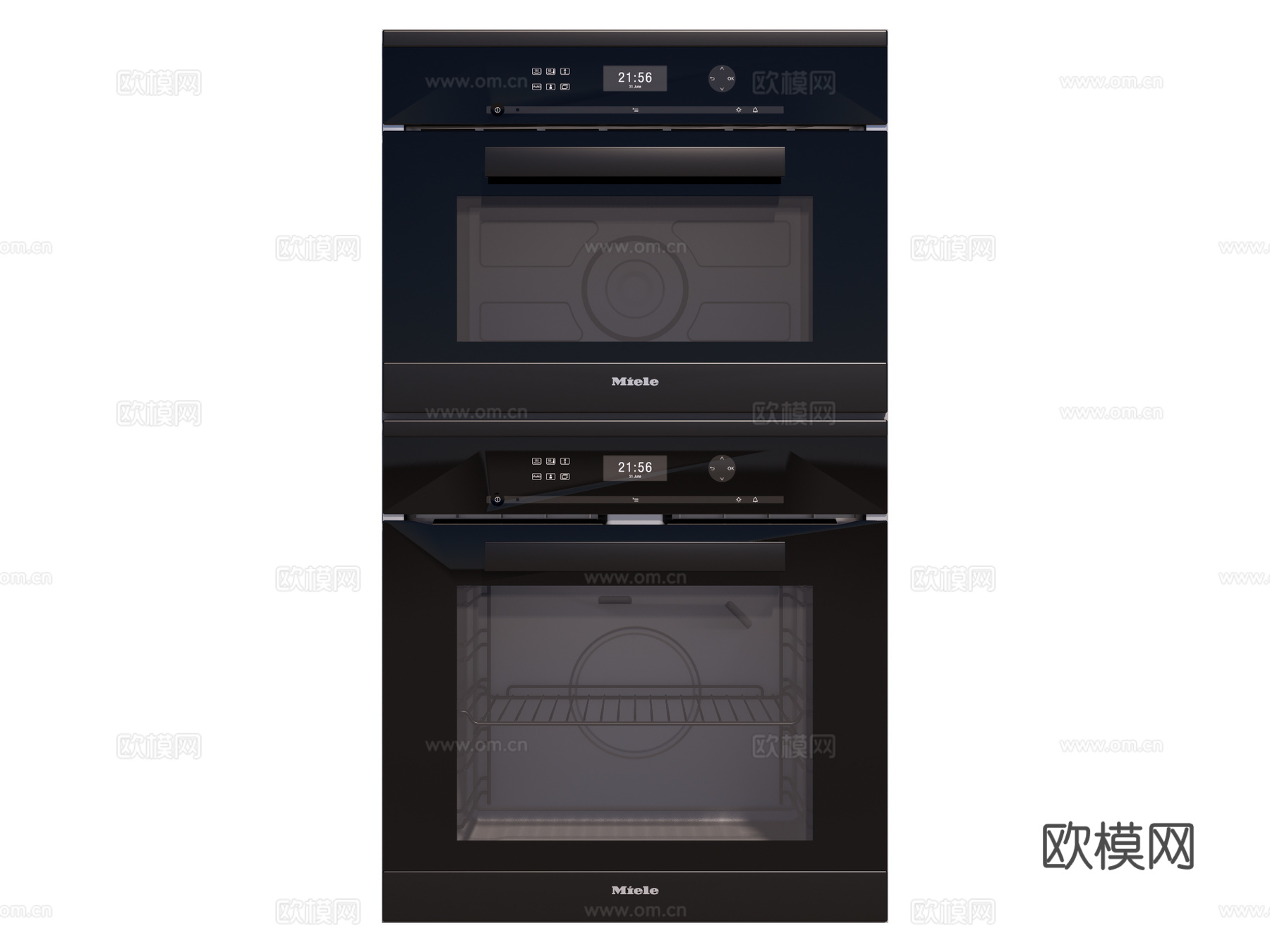 嵌入式蒸烤箱su模型