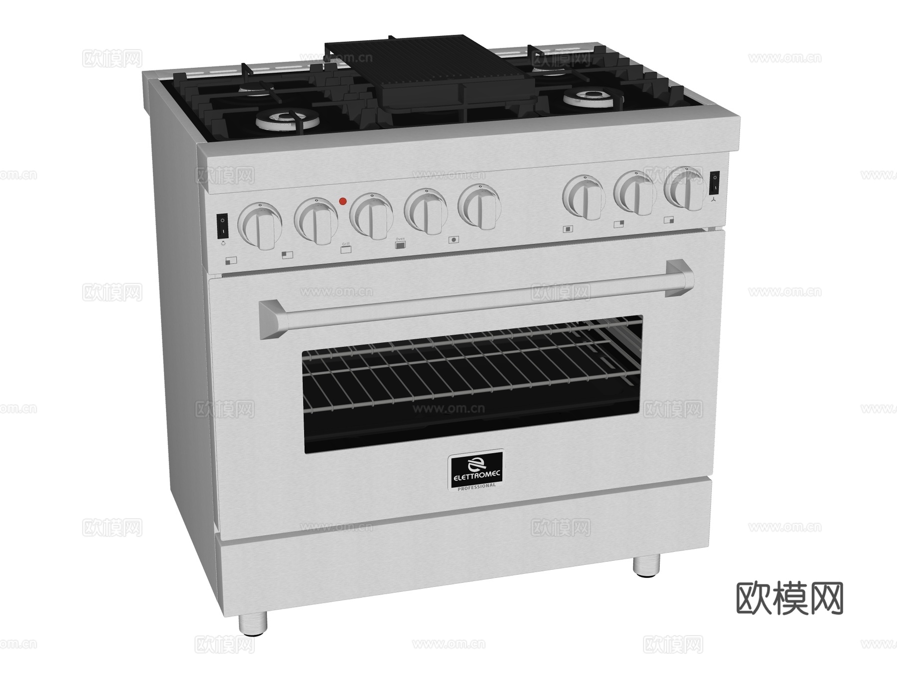 集成灶 家用集成灶 商用集成灶 商用后厨设备su模型下载（渲染图2）