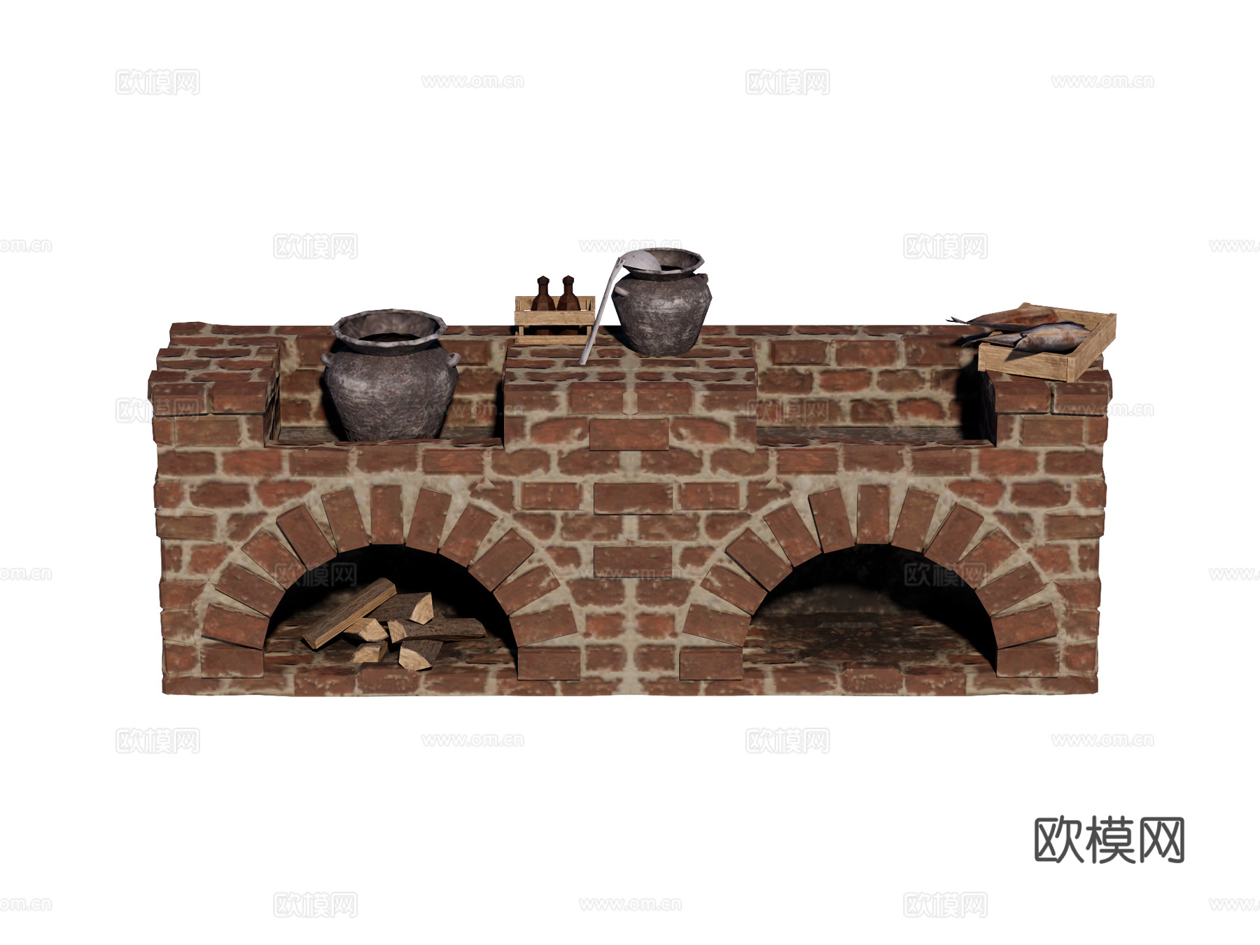 灶台 土灶 传统灶台 老式灶台su模型