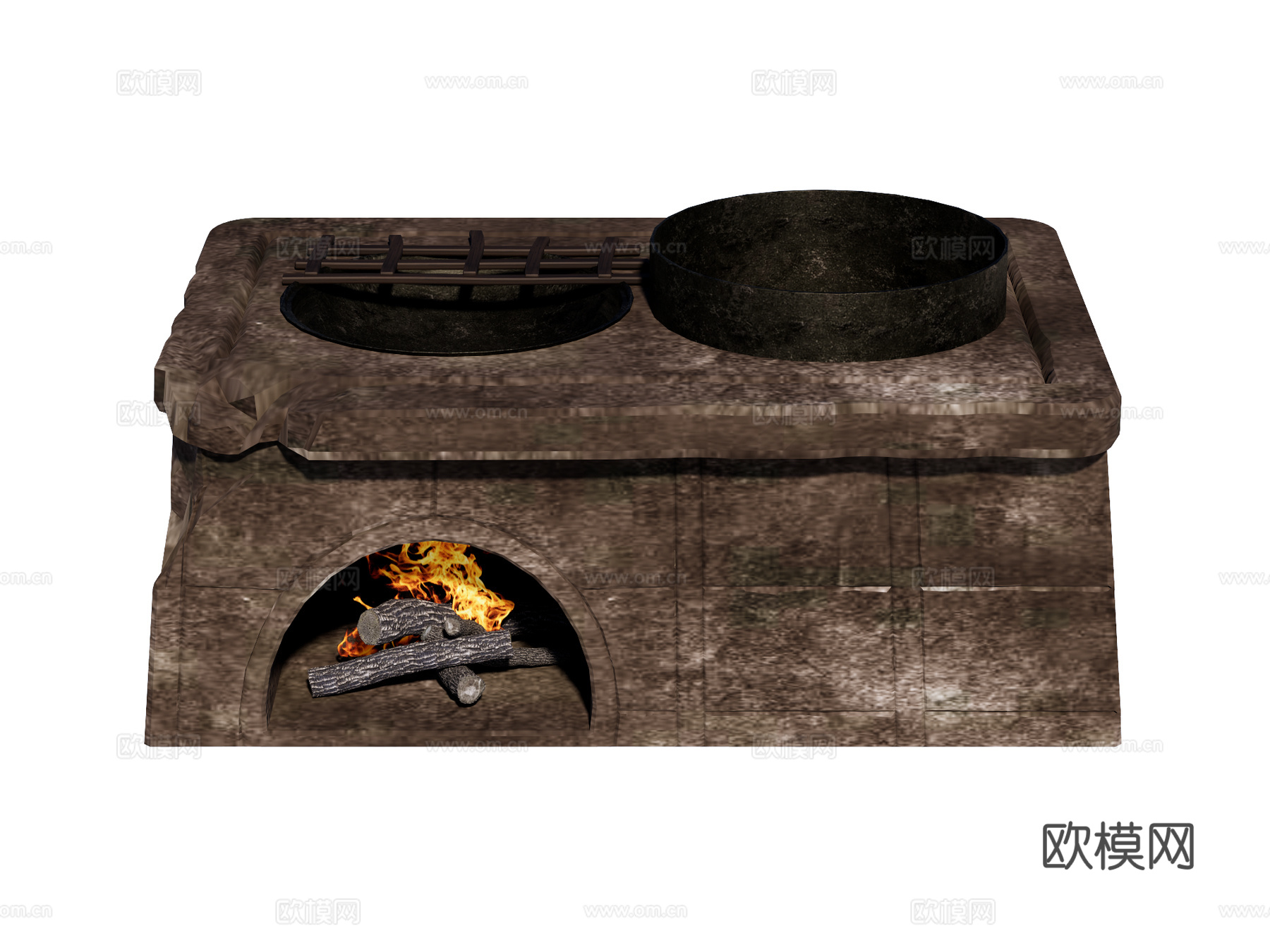 灶台 传统灶台 老式灶台 土灶台su模型su模型