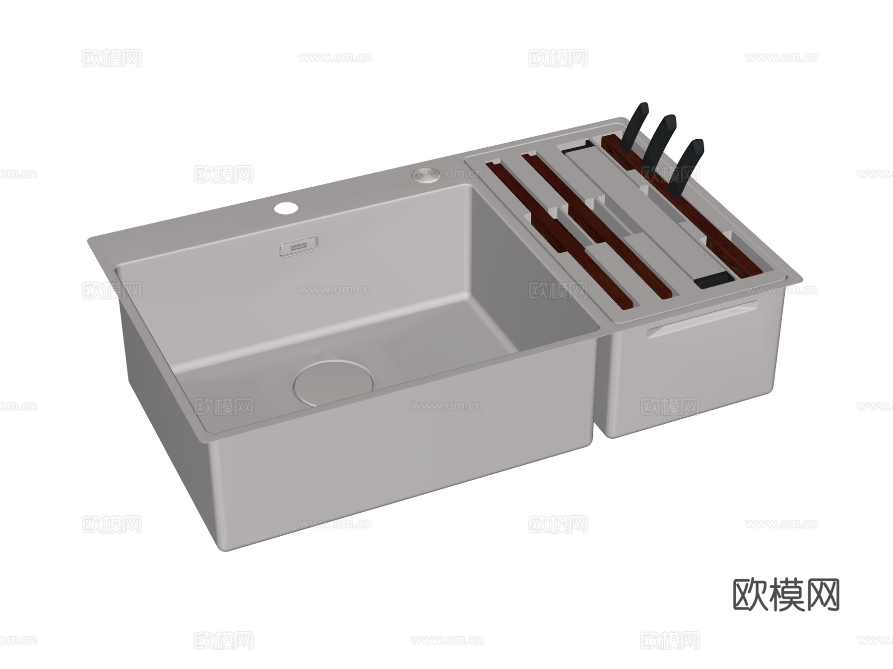 水槽菜盆洗菜盆su模型