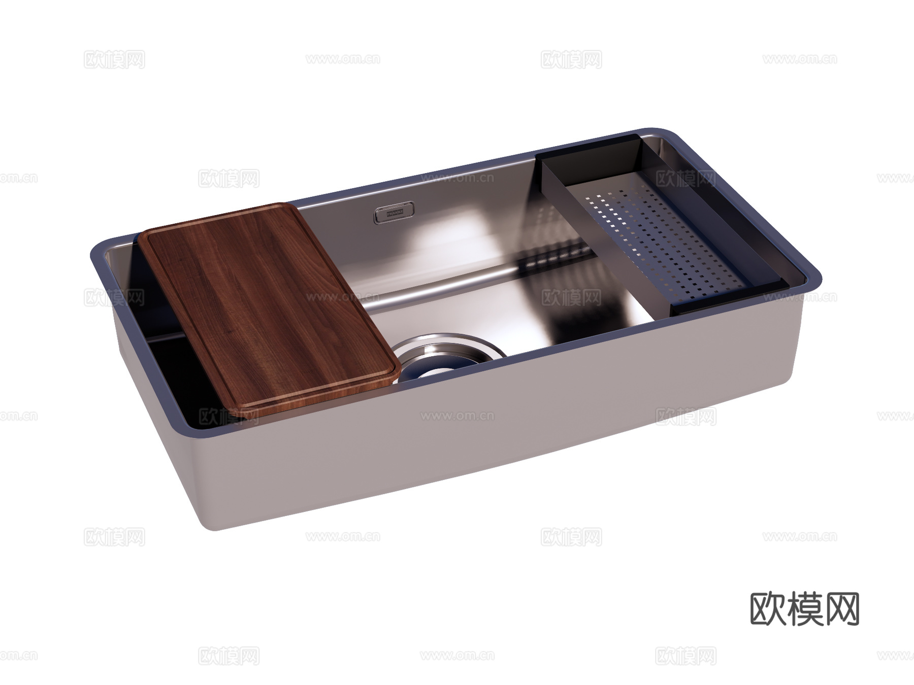 水槽菜盆洗菜盆su模型