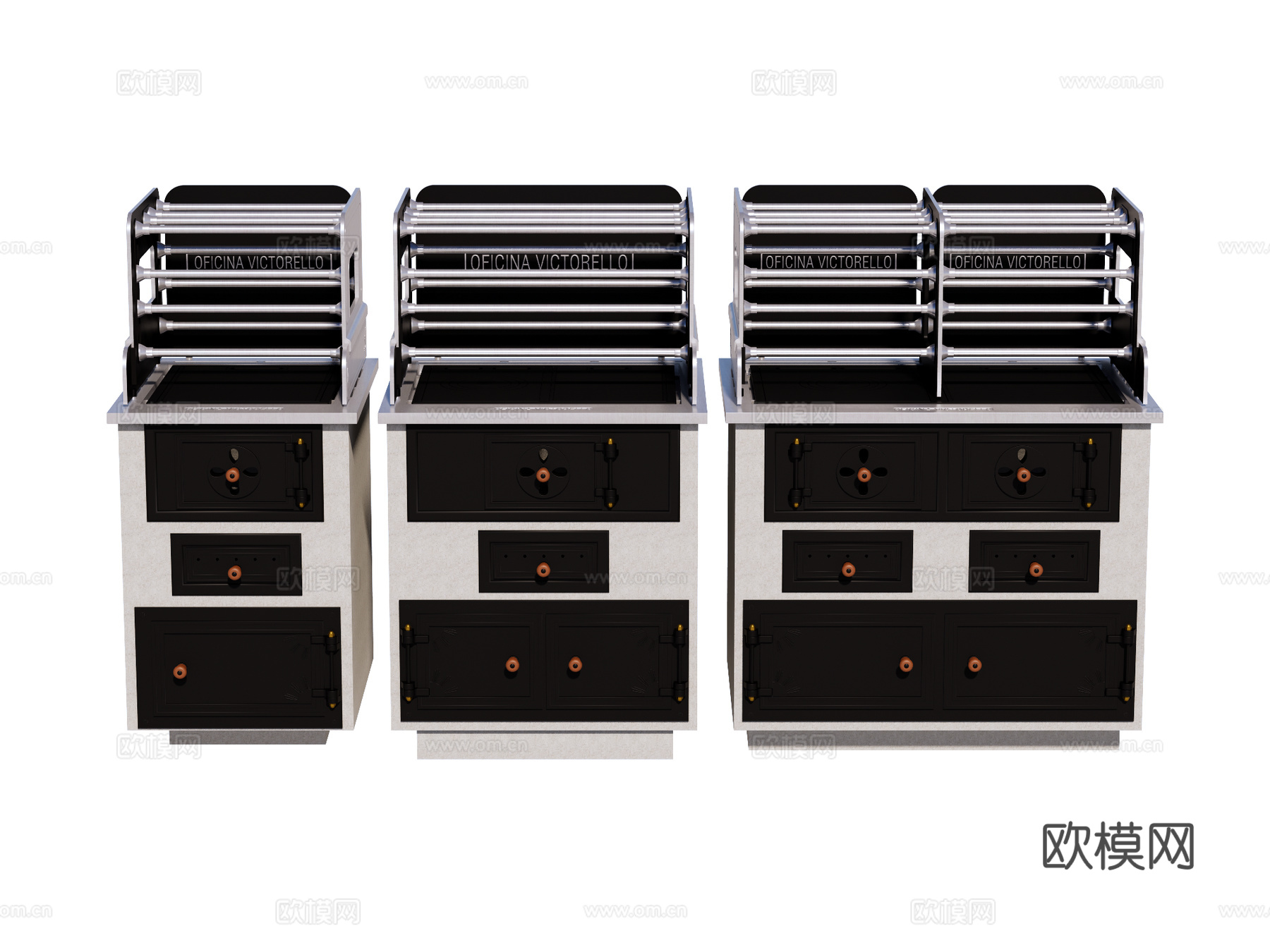 烤炉窑炉 户外烤炉窑炉 披萨窑炉su模型