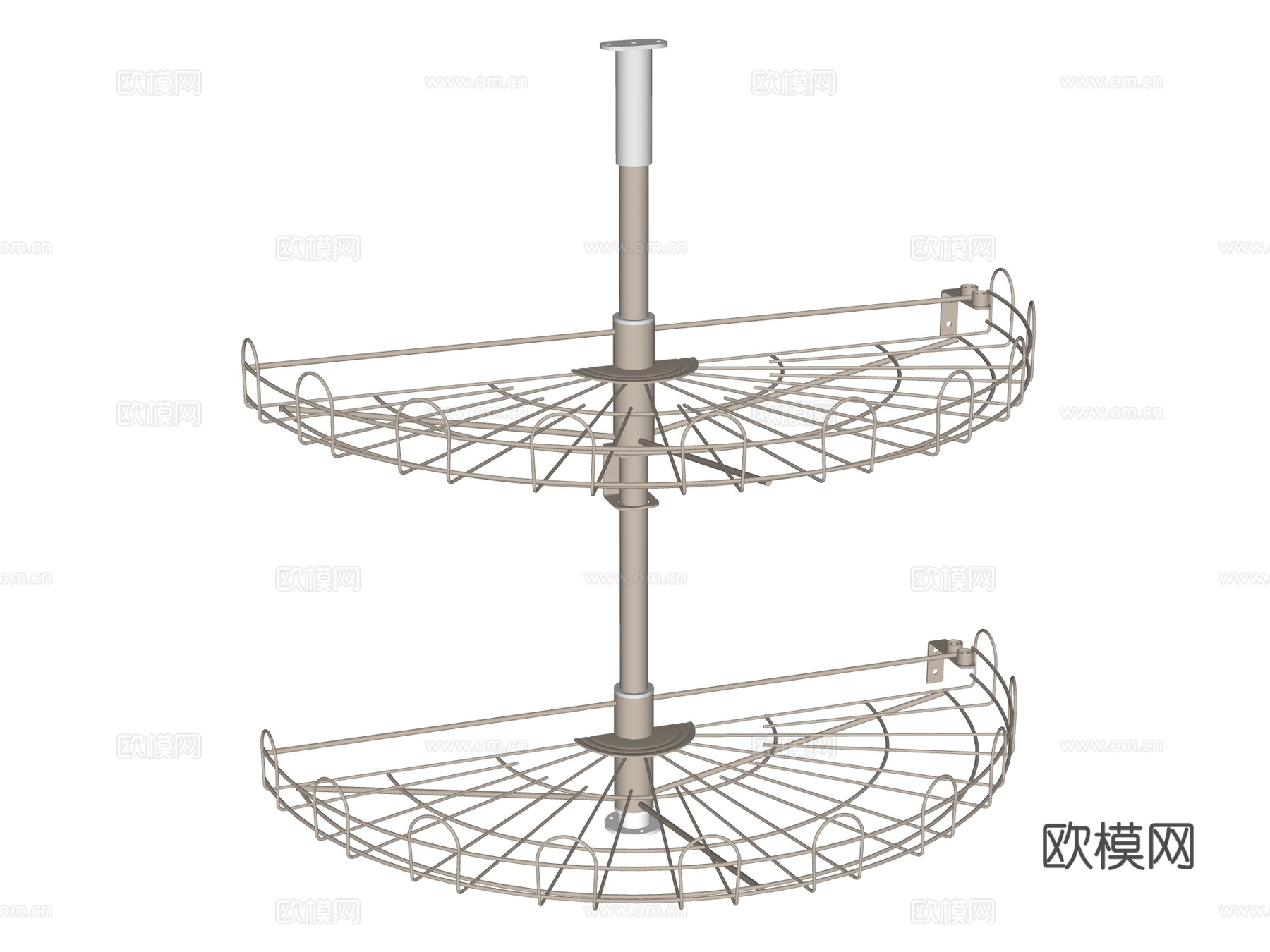 橱柜五金su模型