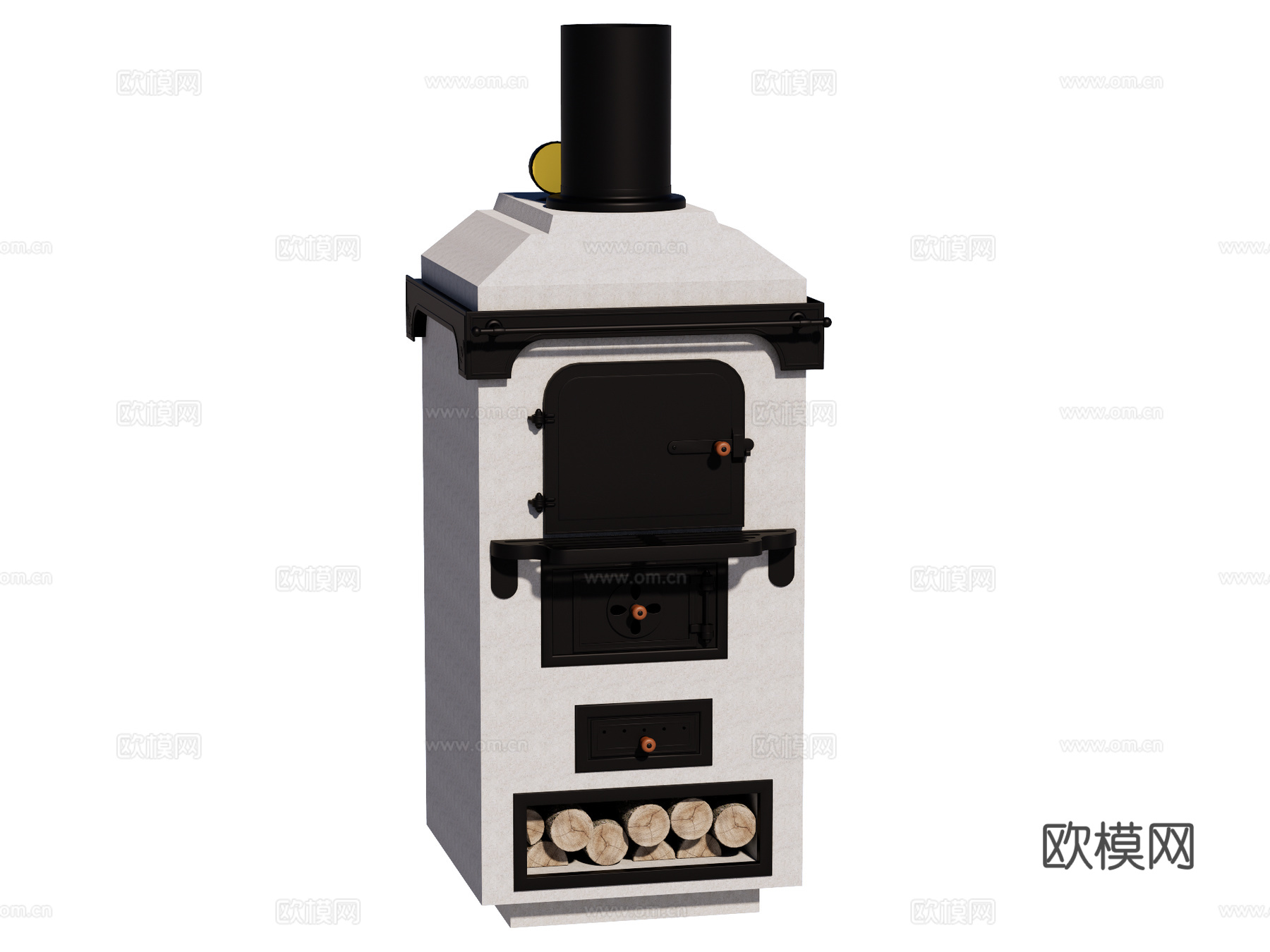 烤炉窑炉 户外烤炉窑炉 披萨窑炉su模型