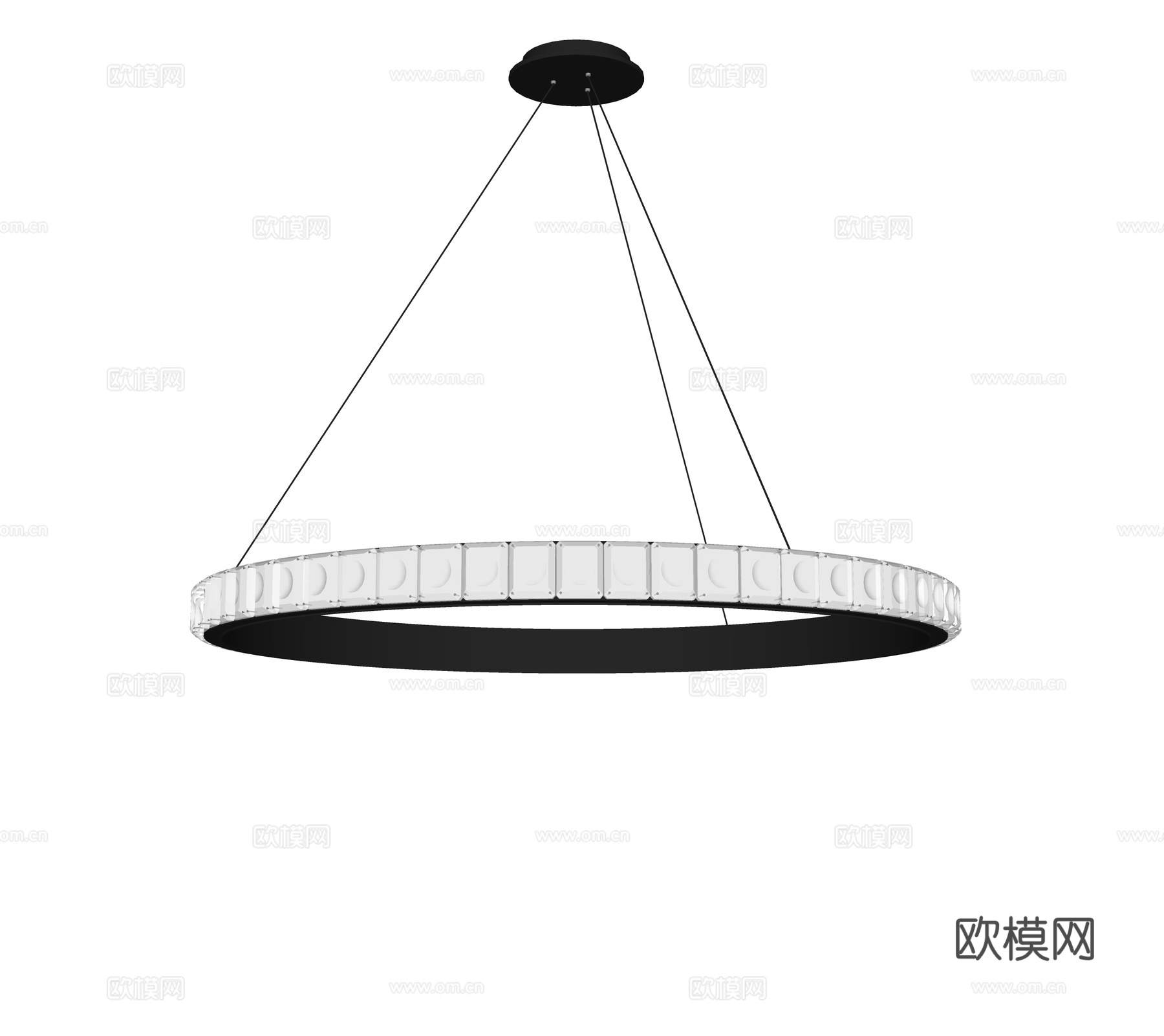 意式轻奢吊灯su模型