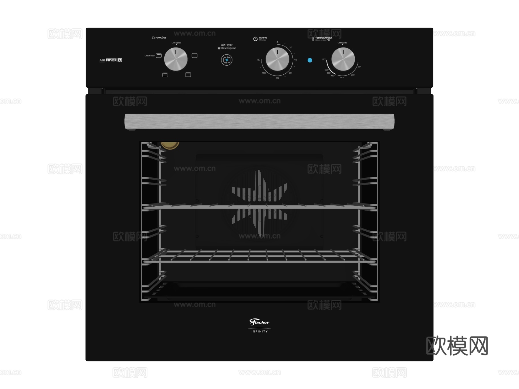 嵌入式蒸烤箱su模型