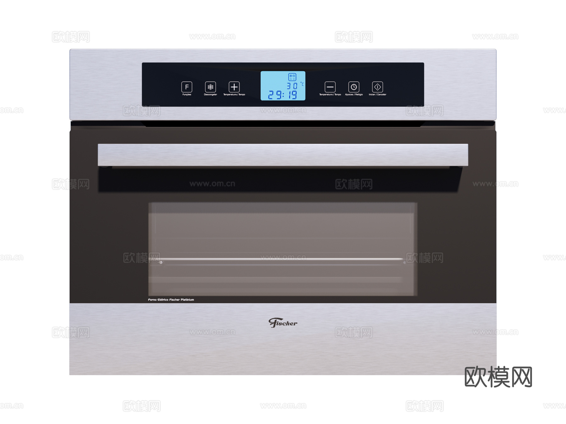 嵌入式蒸烤箱su模型