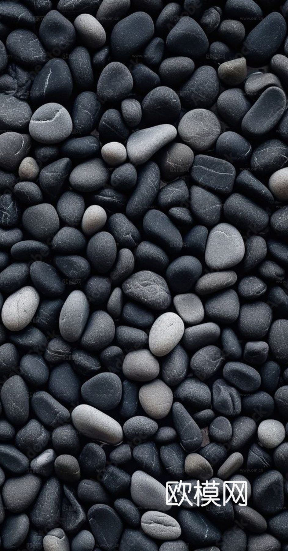 黑色鹅卵石，石子，碎石，砂砾石，水洗石，