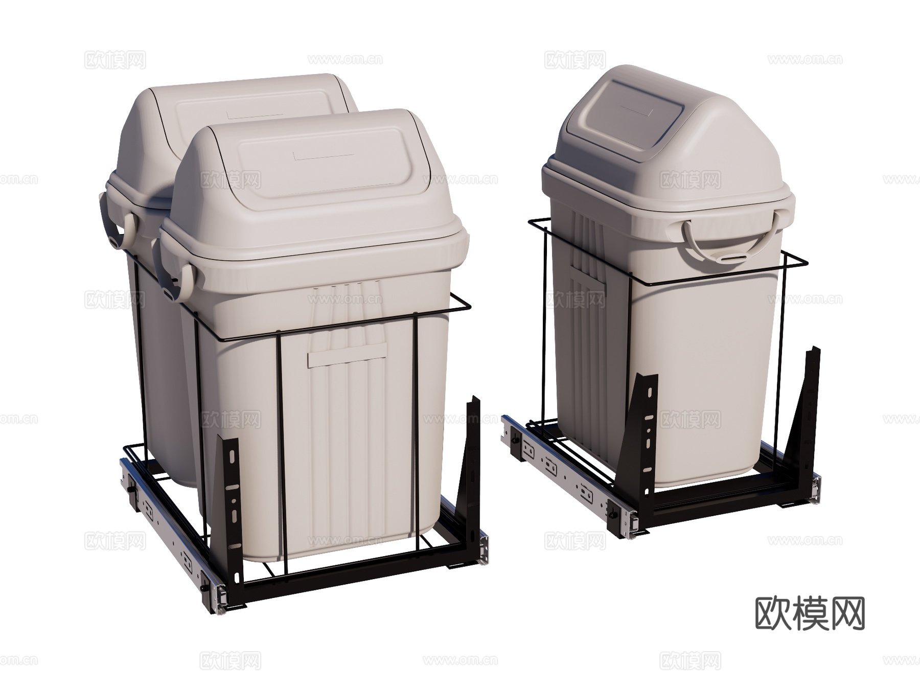 橱柜五金su模型