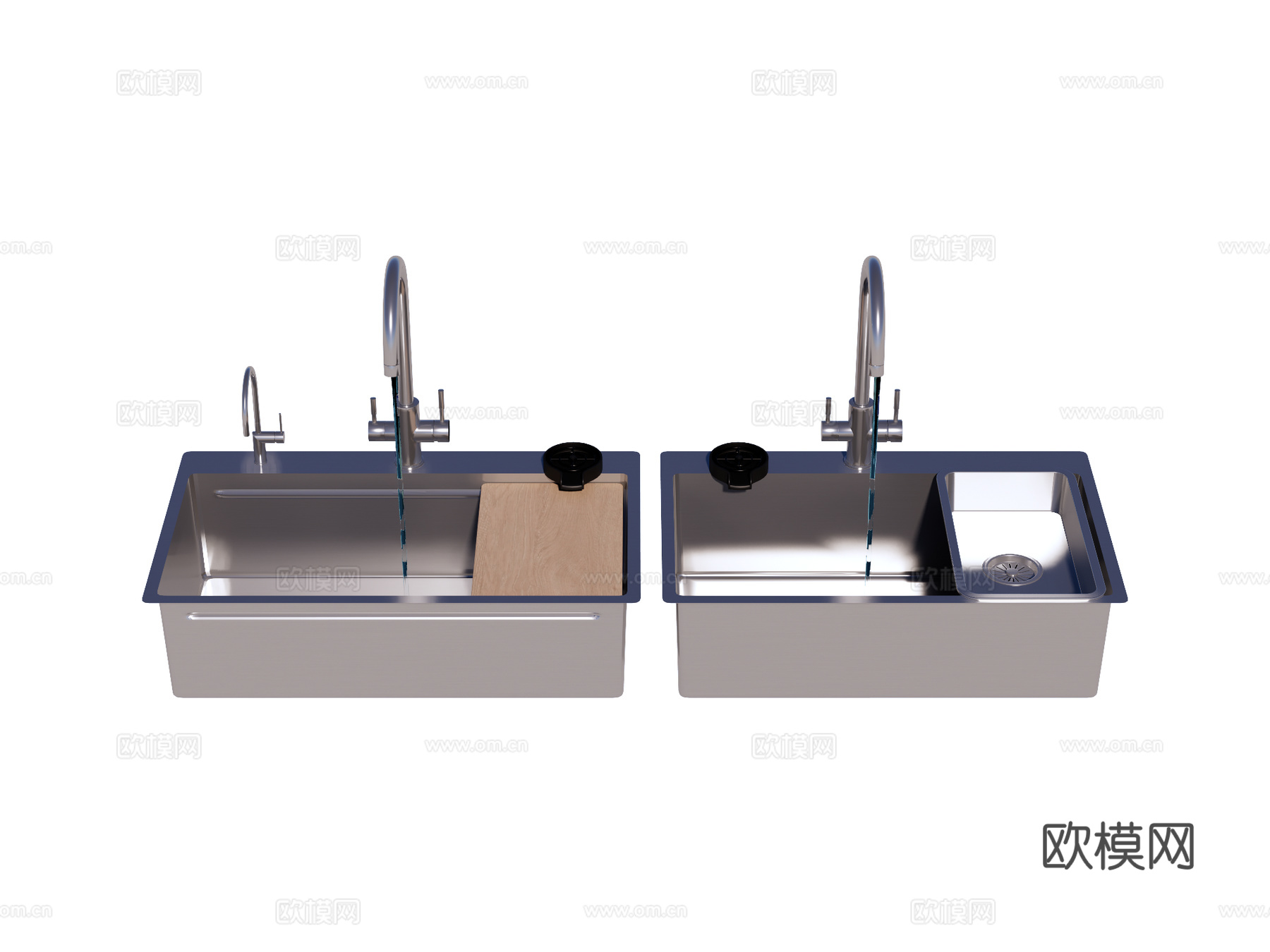 水槽菜盆洗菜盆su模型