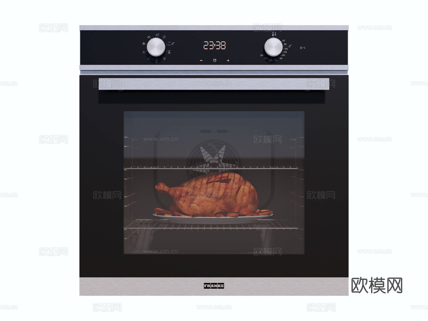 嵌入式蒸烤箱su模型