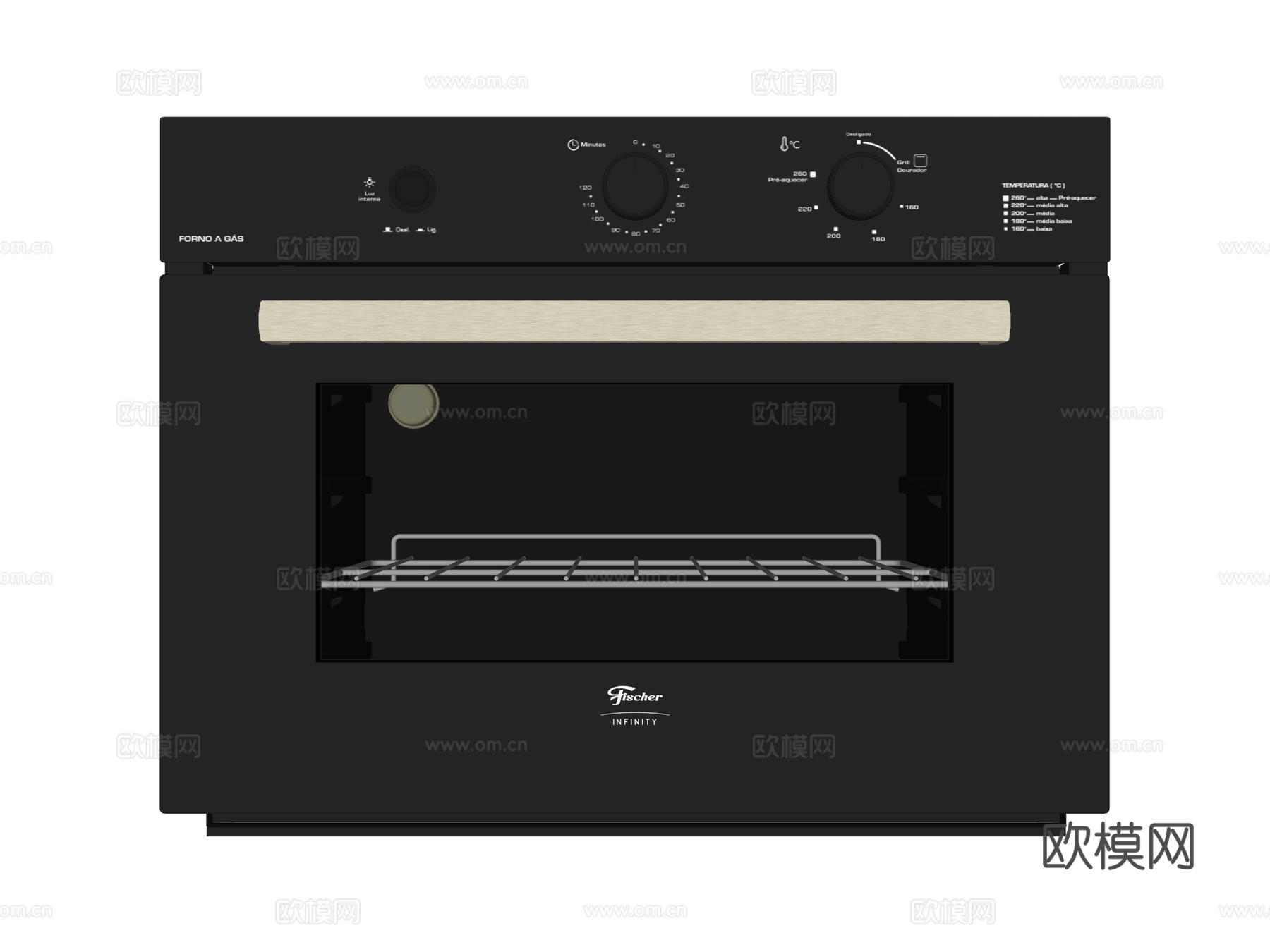 嵌入式蒸烤箱su模型
