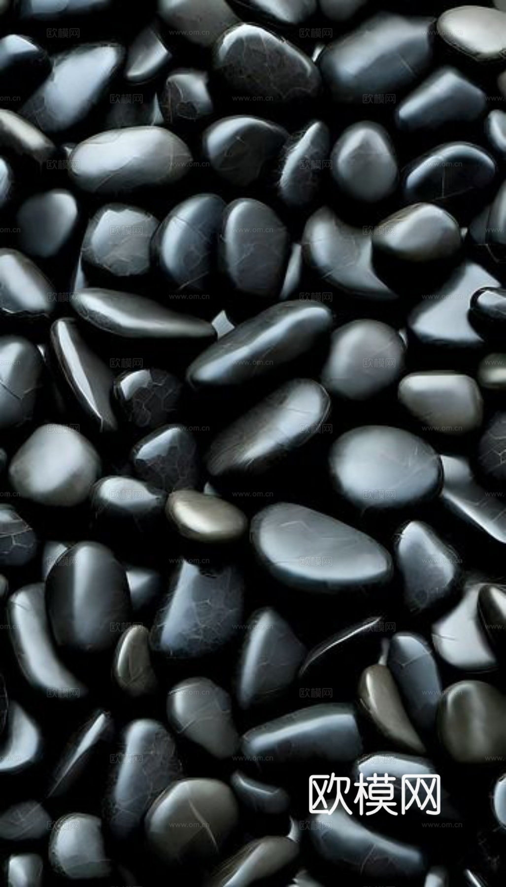 黑色鹅卵石，石子，碎石，砂砾石，水洗石，