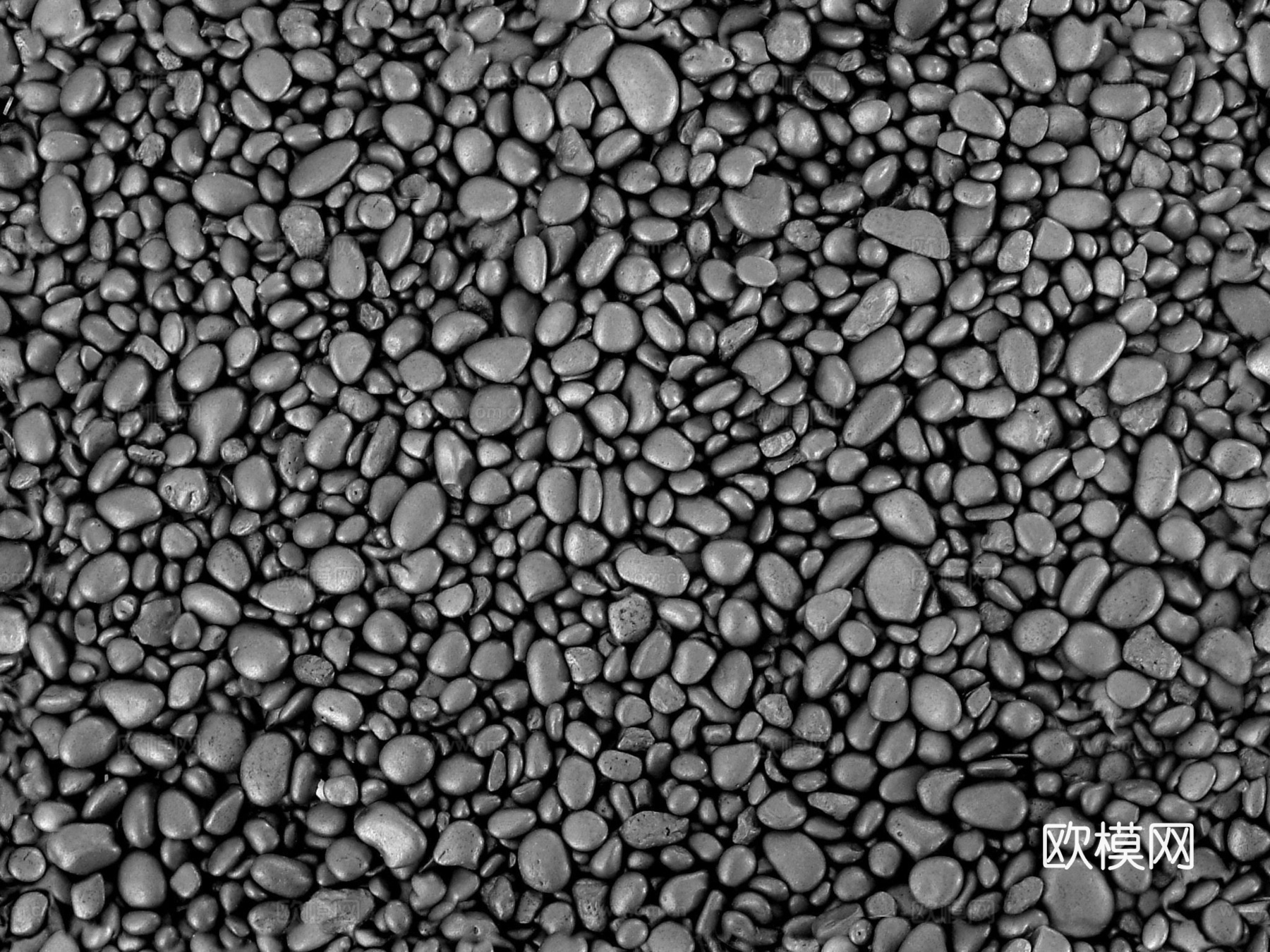 黑色鹅卵石，石子，碎石，砂砾石，水洗石，