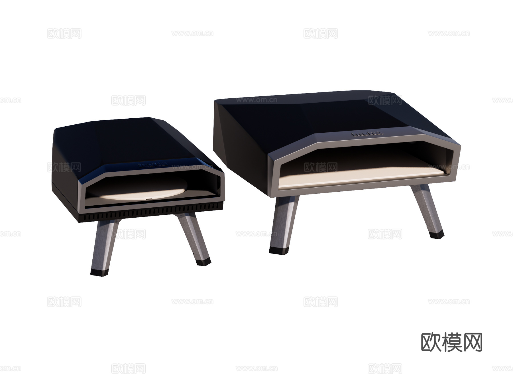 商用厨房设备 披萨炉su模型