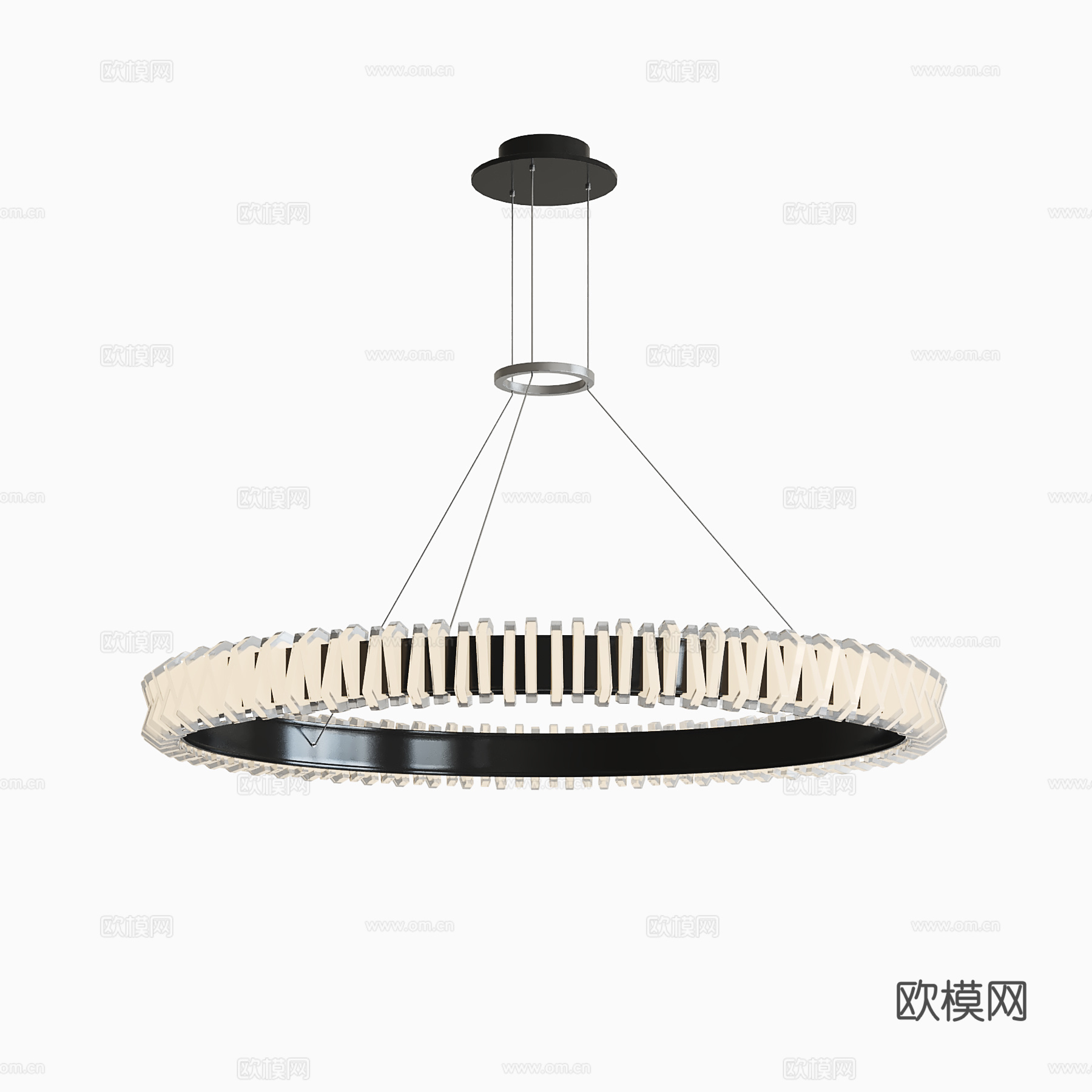 意式轻奢吊灯su模型