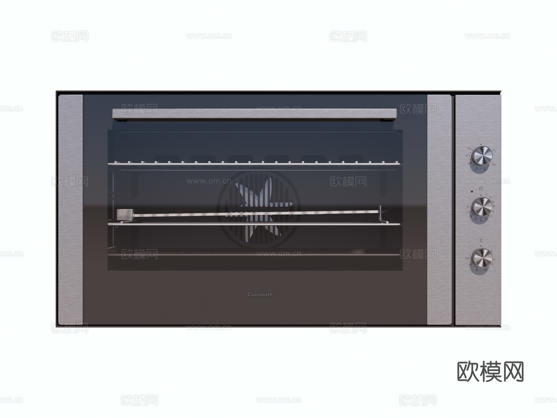 嵌入式蒸烤箱su模型