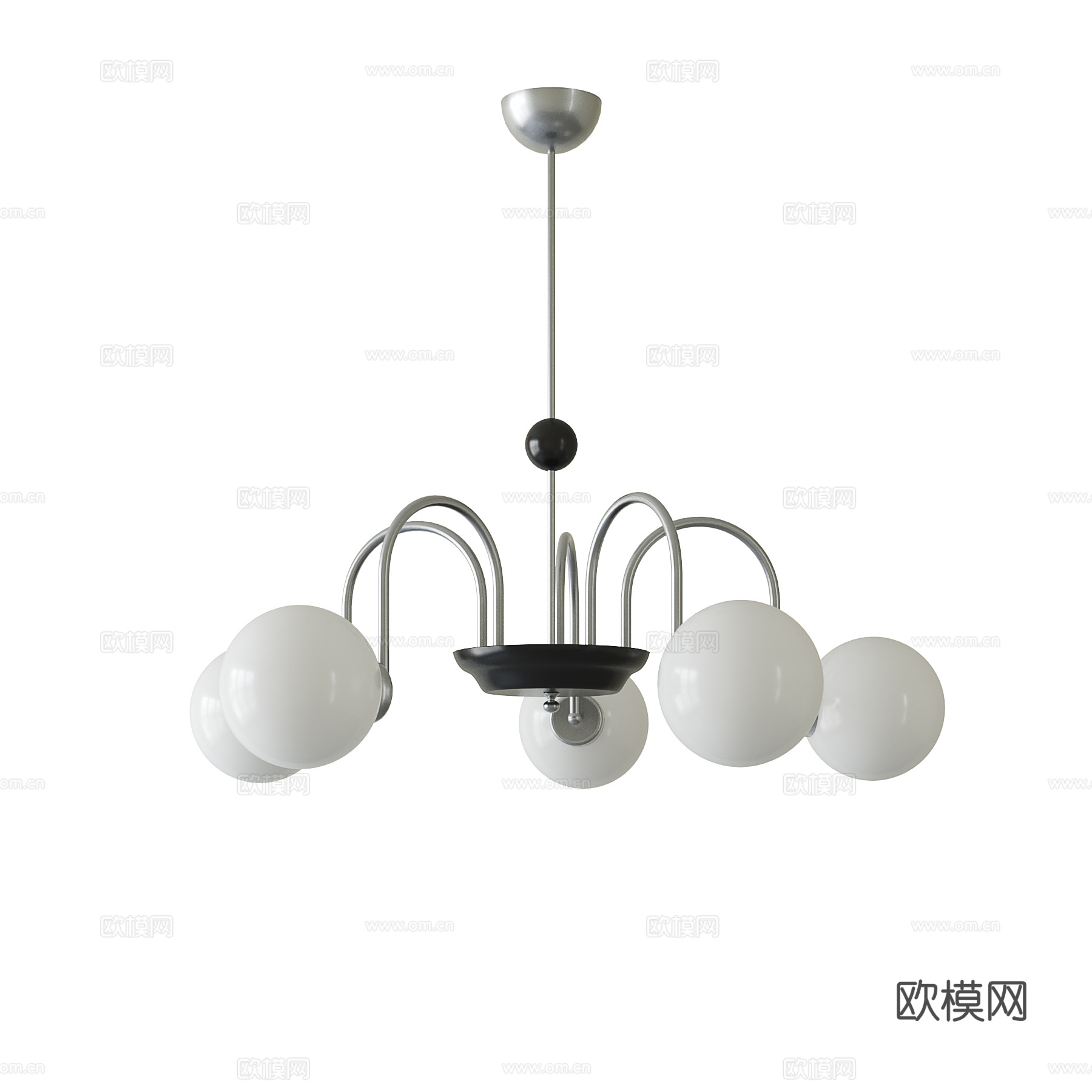 法式中古吊灯su模型