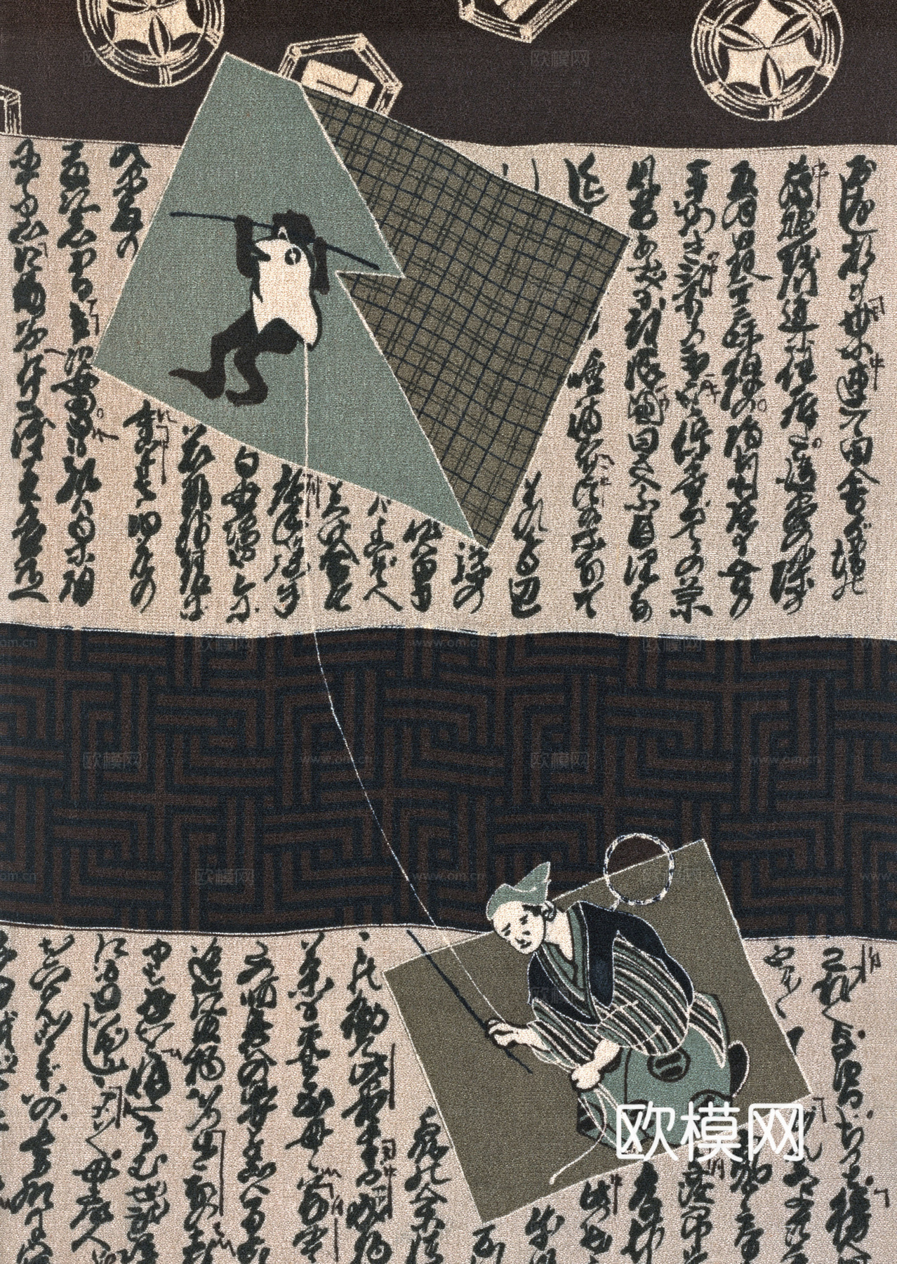 日式和风布纹181