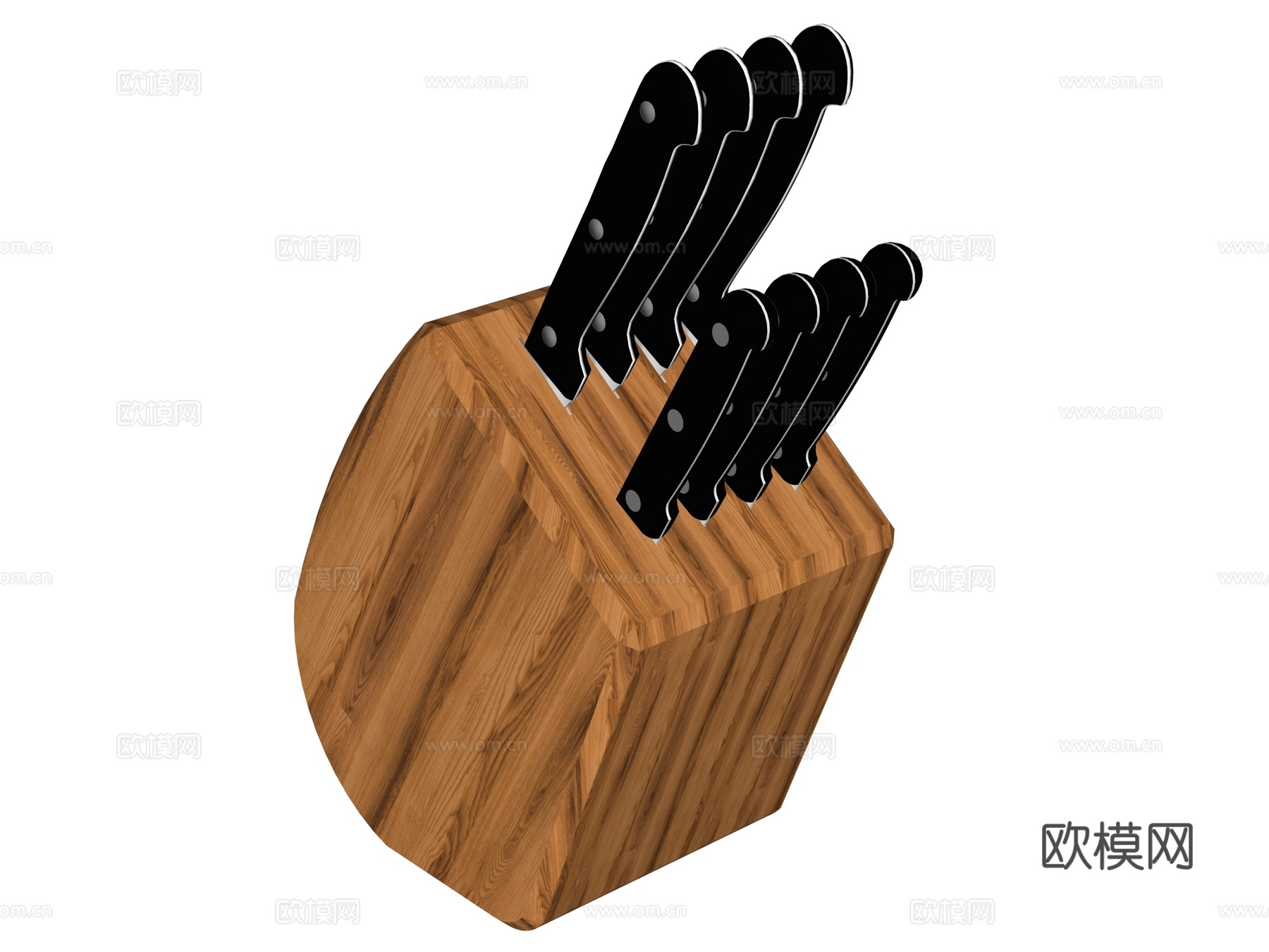 厨具刀具su模型