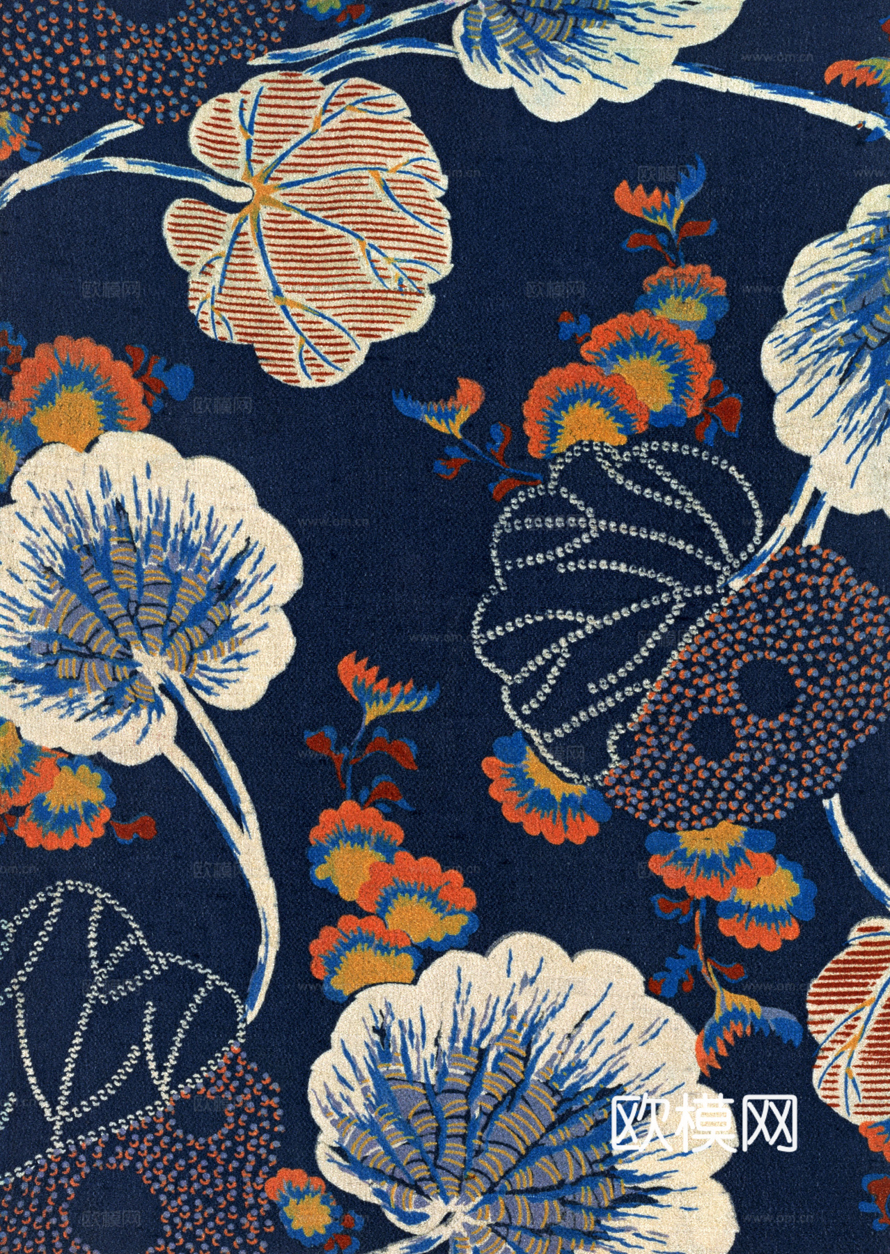 日式和风布纹10