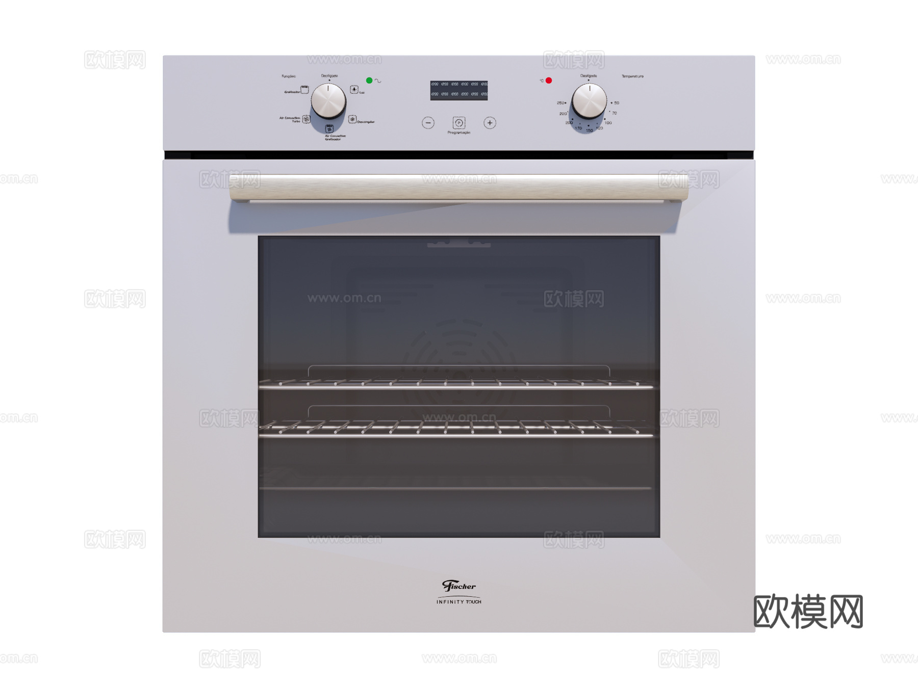 嵌入式蒸烤箱su模型