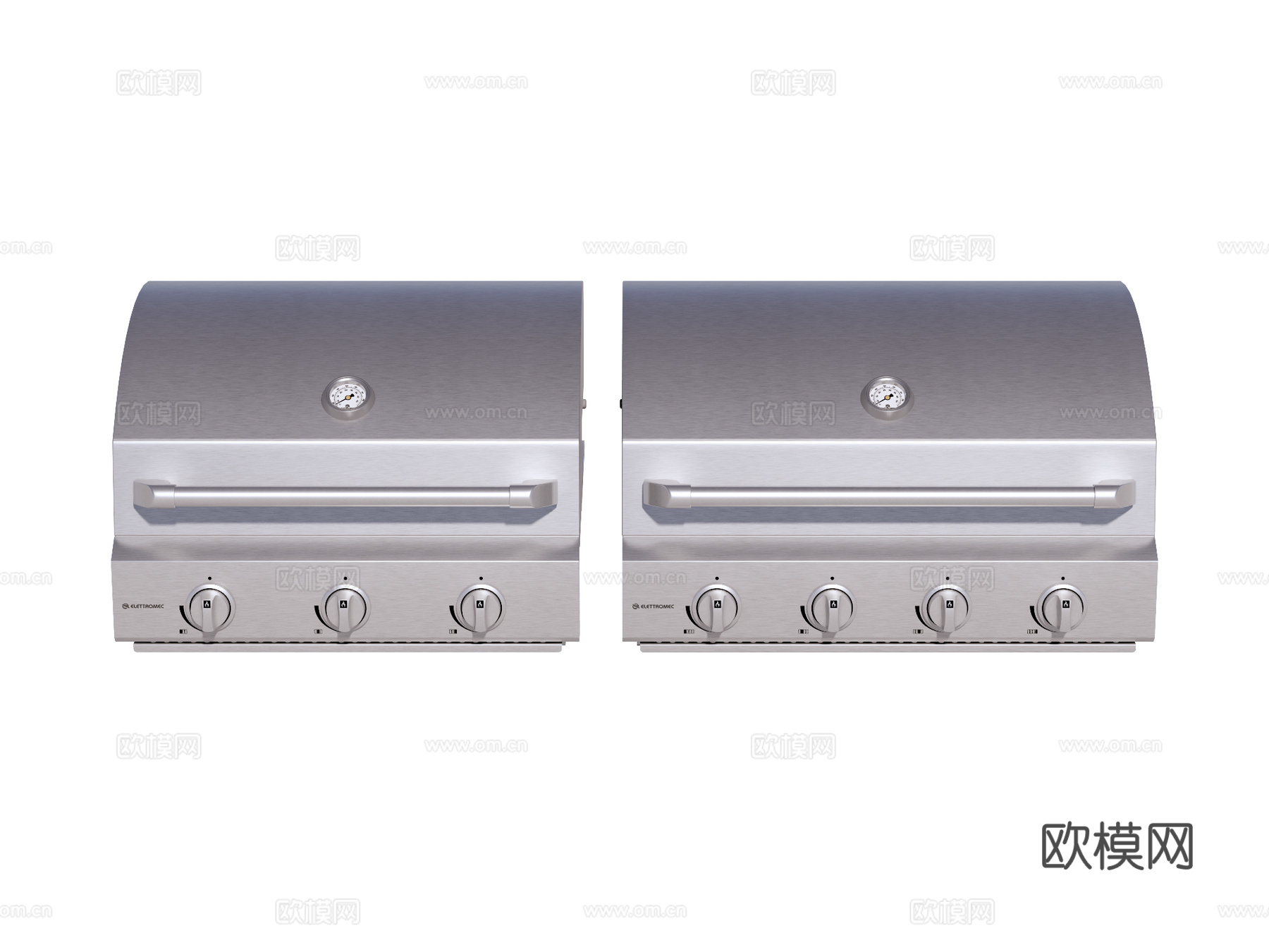 商用厨房设备 烧烤炉su模型