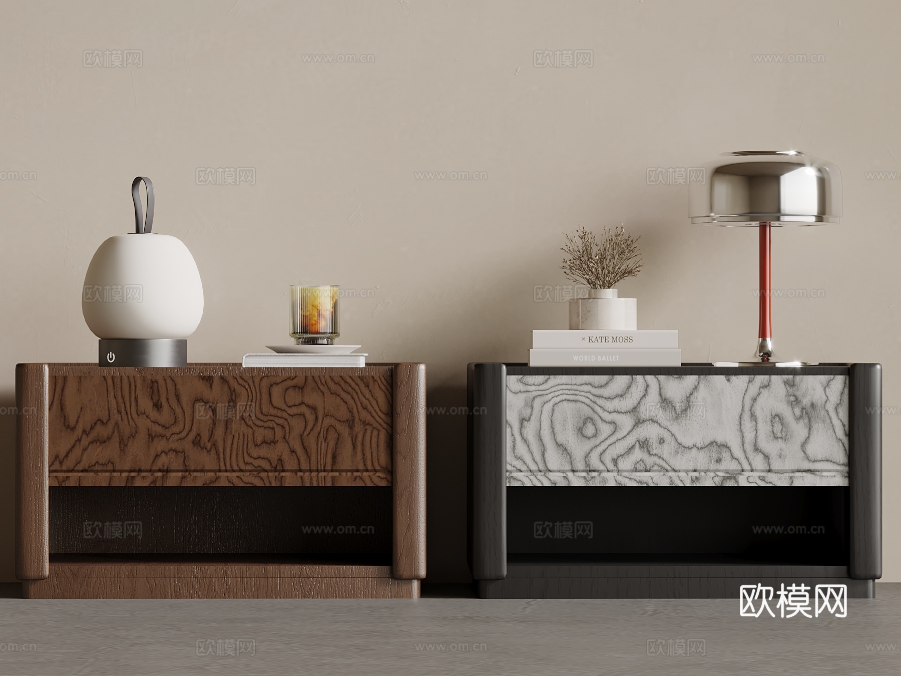 中古风茶几su模型