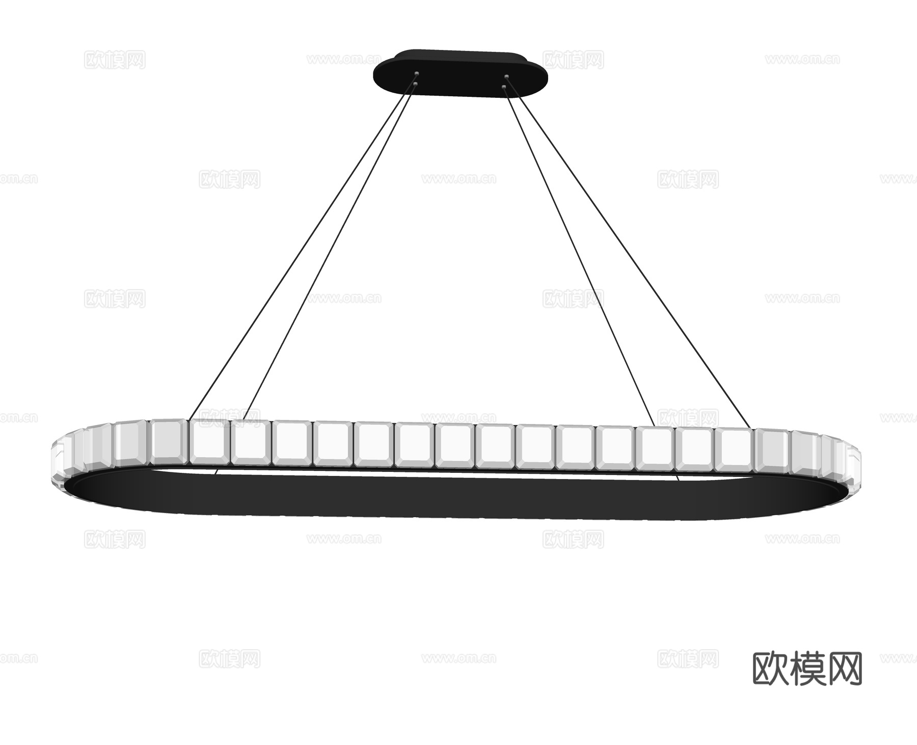 意式轻奢吊灯su模型