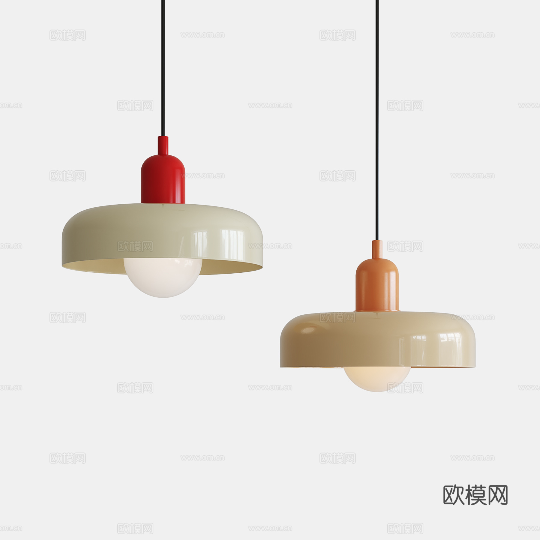 现代简约小吊灯 儿童吊灯3d模型