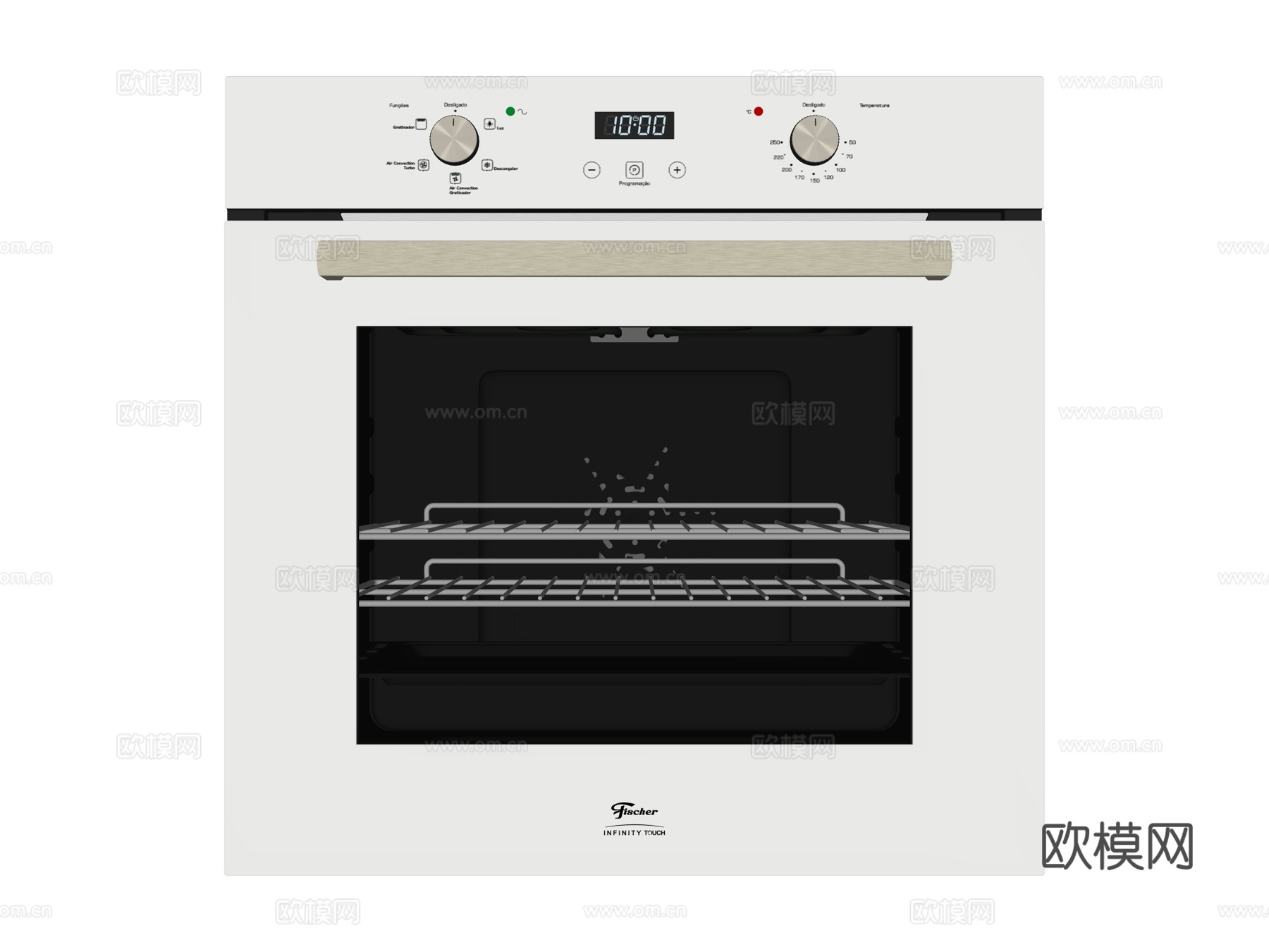 嵌入式蒸烤箱su模型