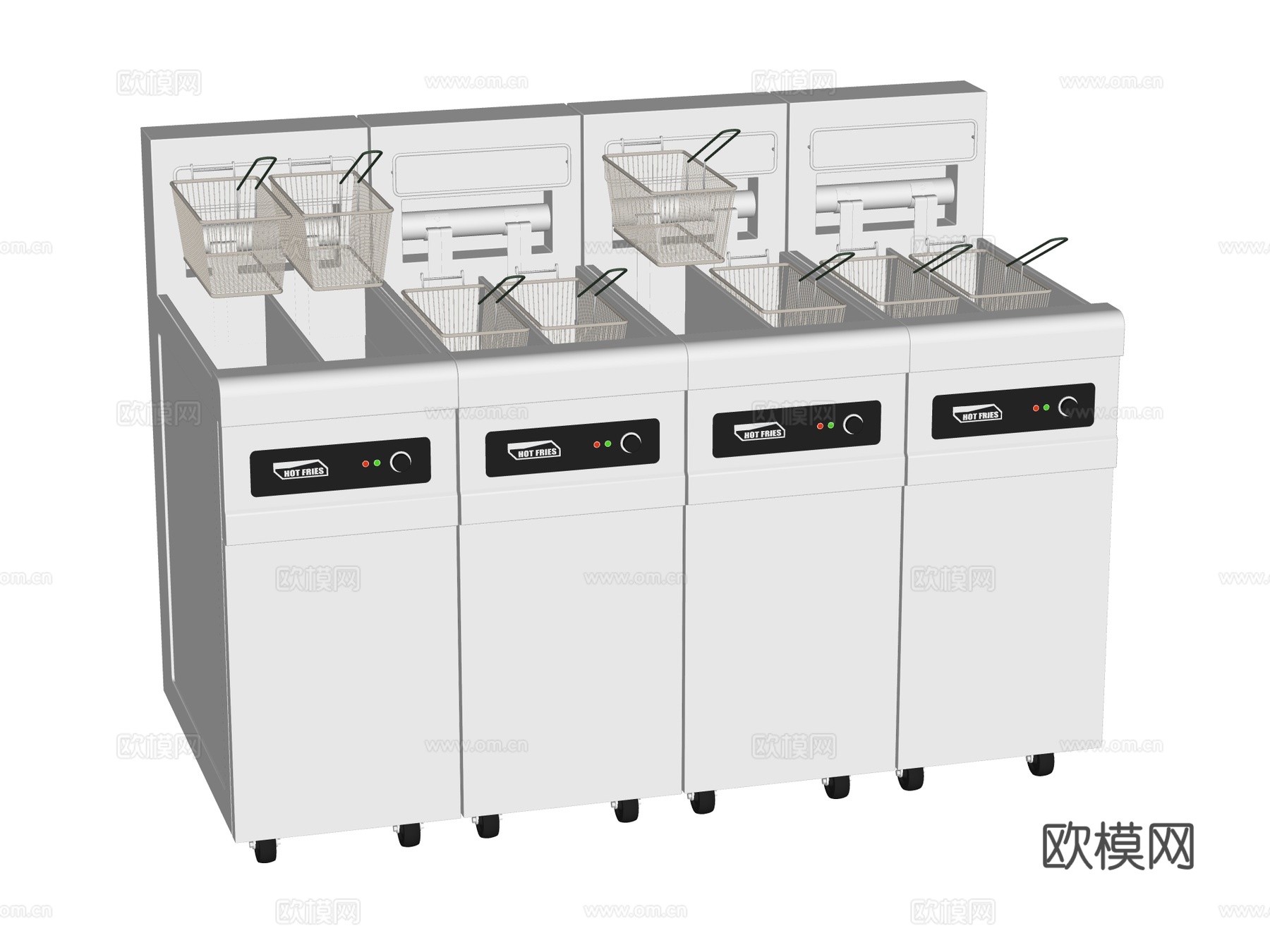商用厨房设备su模型