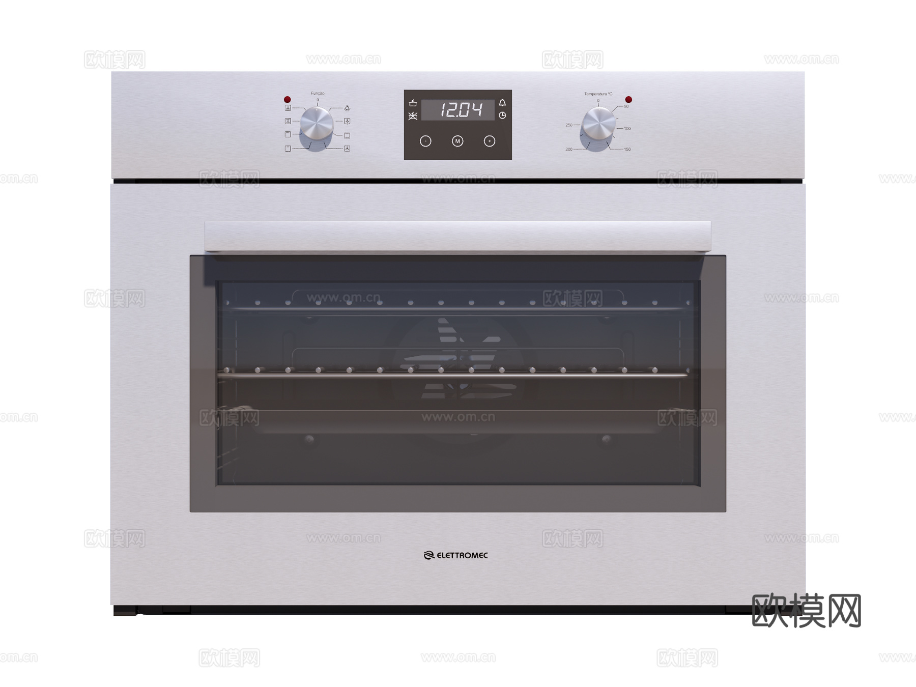 嵌入式蒸烤箱su模型