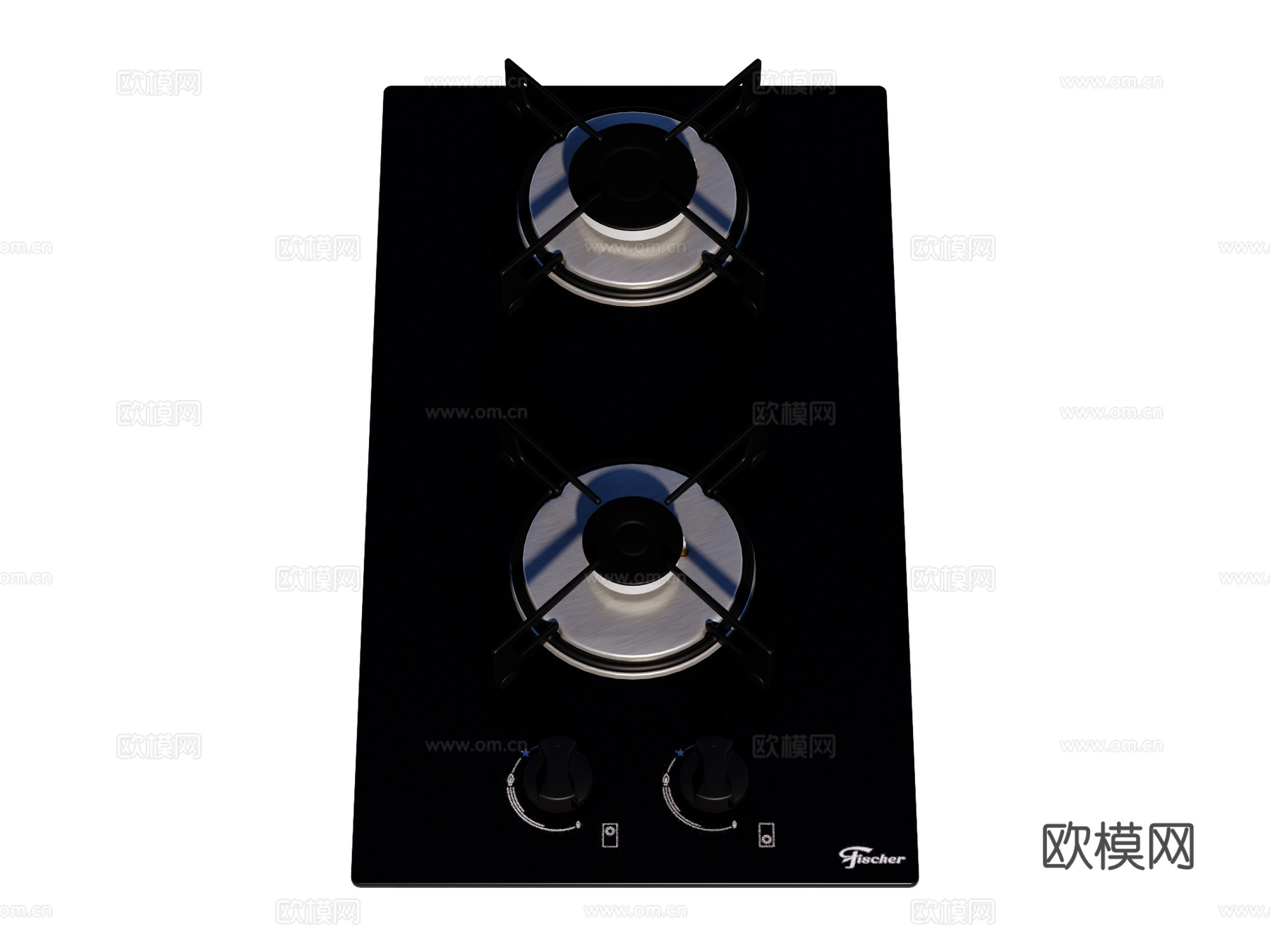 燃气灶 灶台su模型