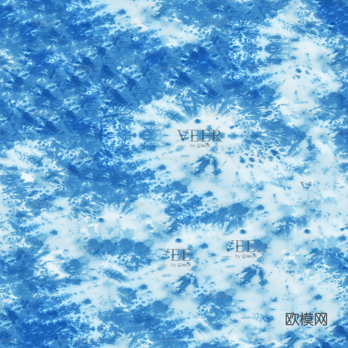 手工扎蓝布纹98