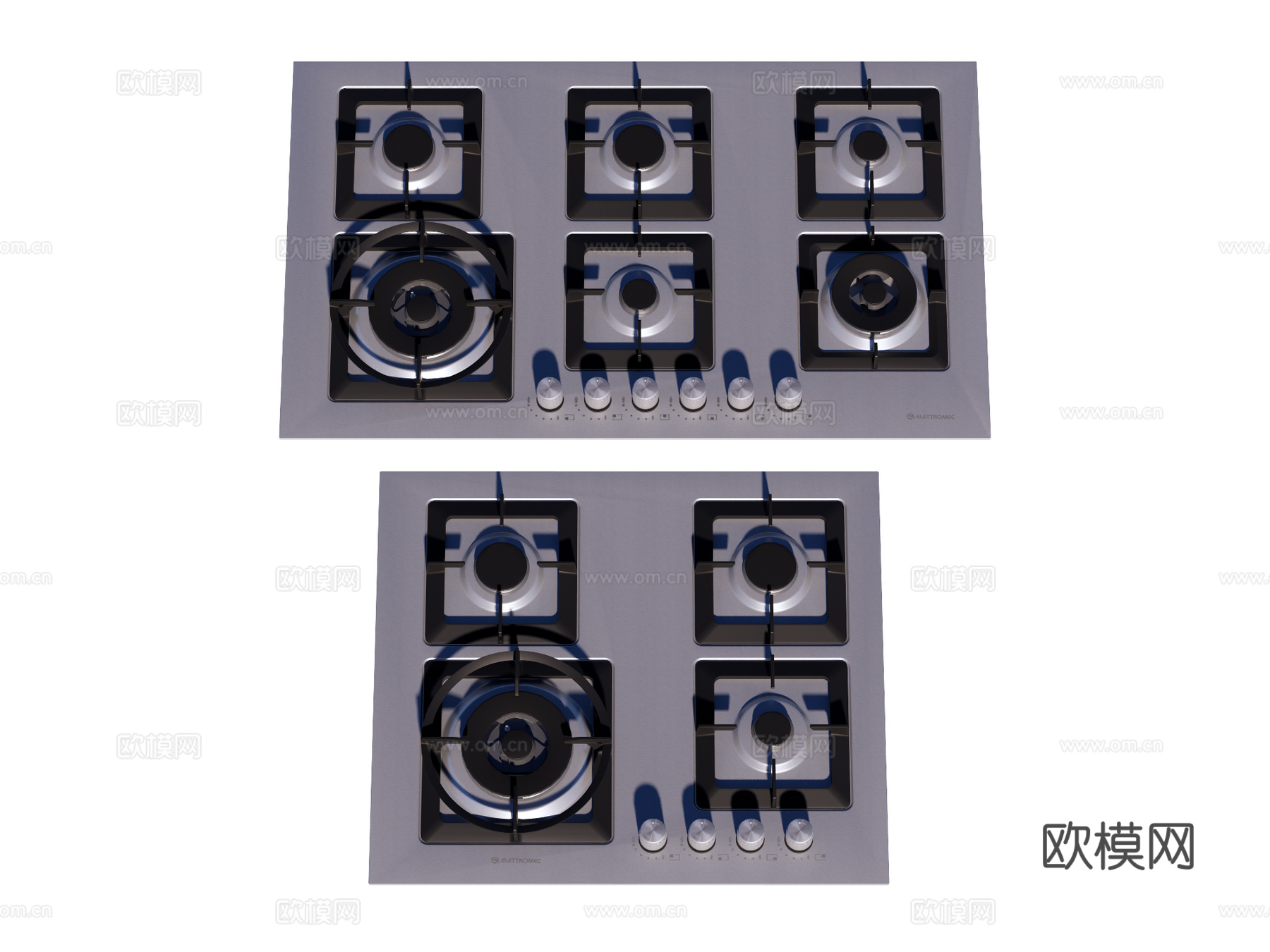 燃气灶 灶台su模型