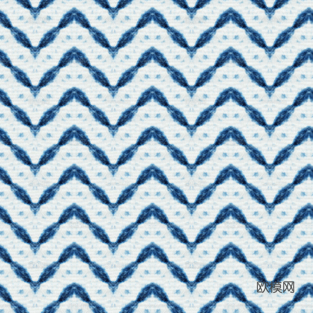 手工扎蓝布纹38