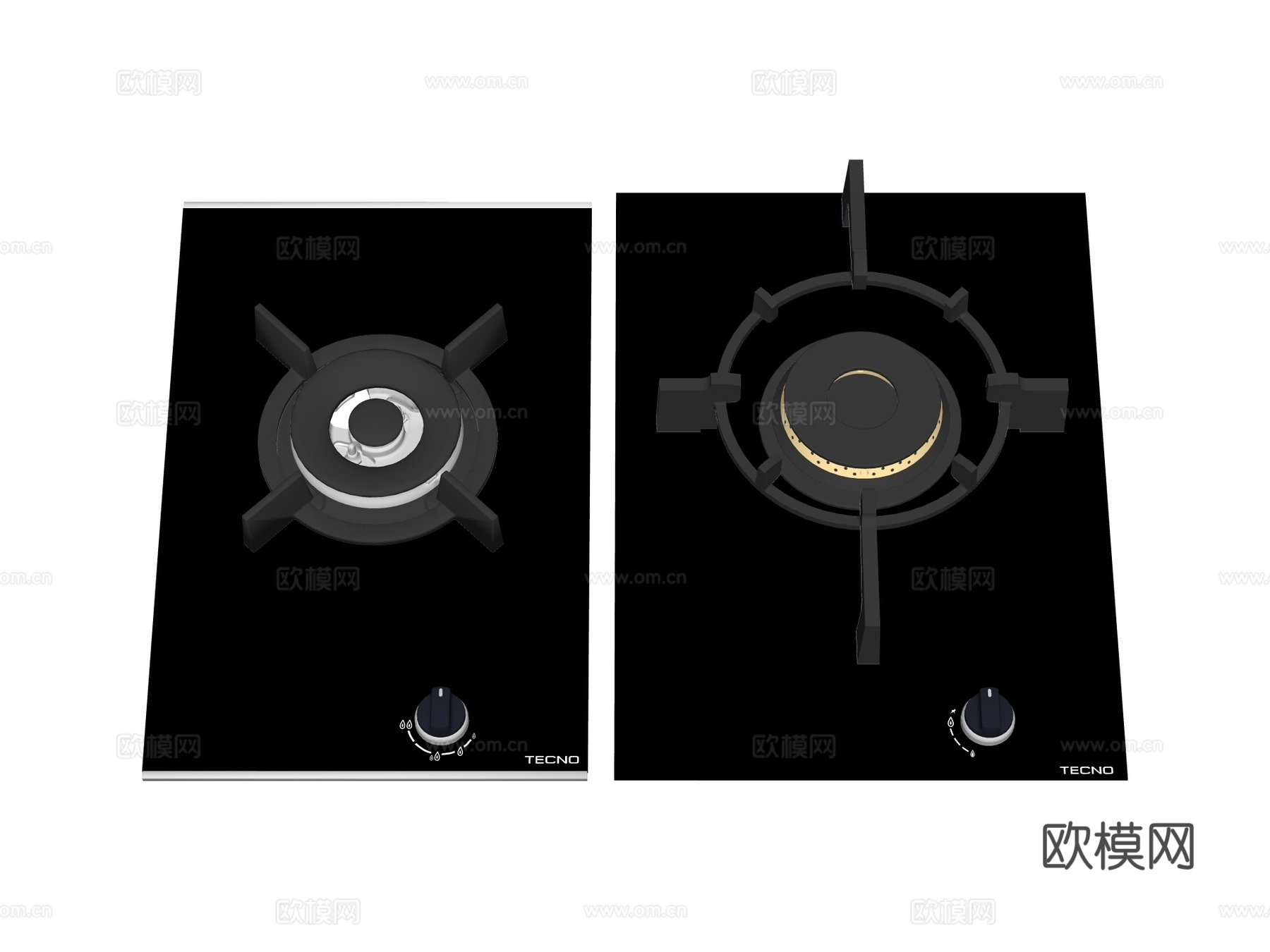 燃气灶 灶台su模型