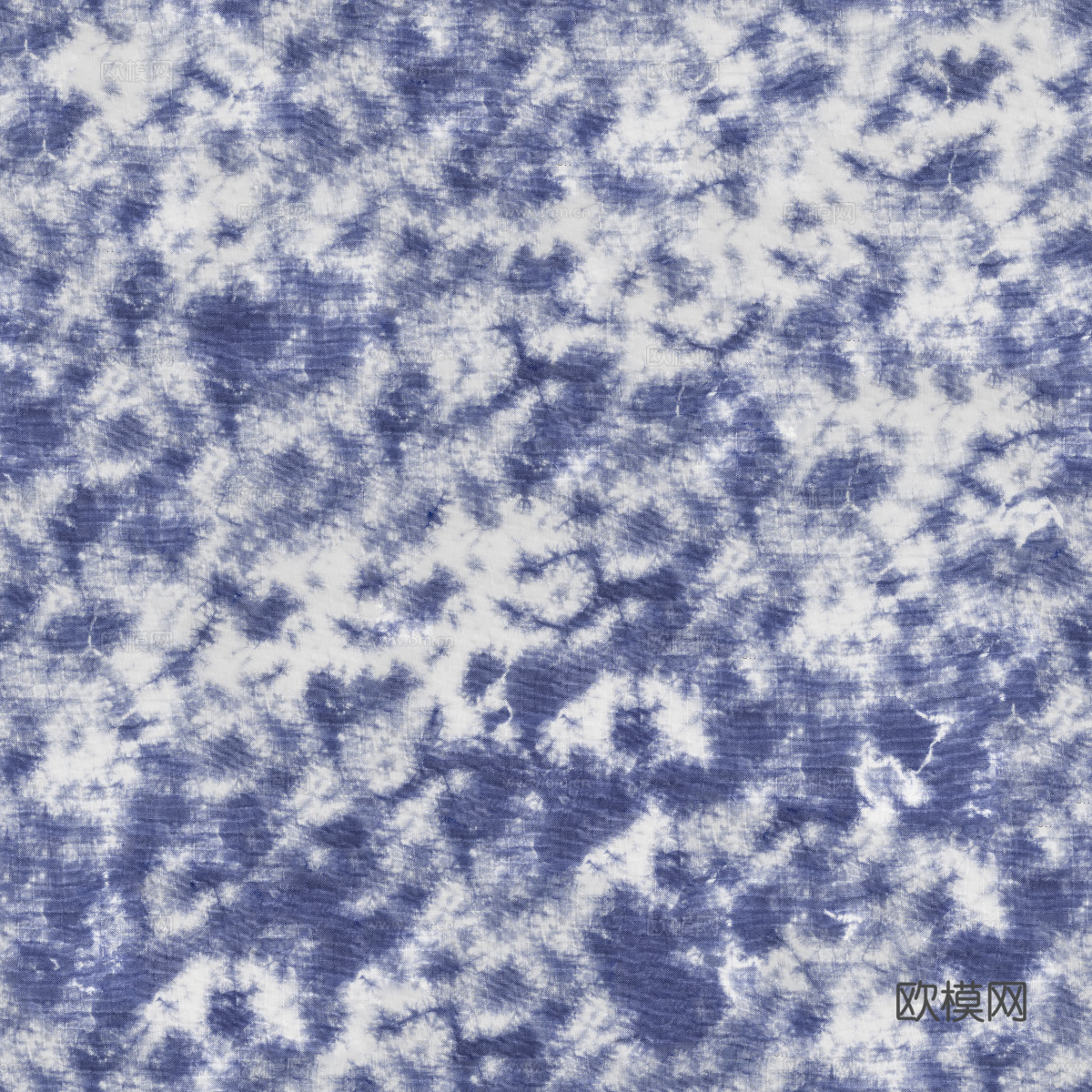 手工扎蓝布纹78
