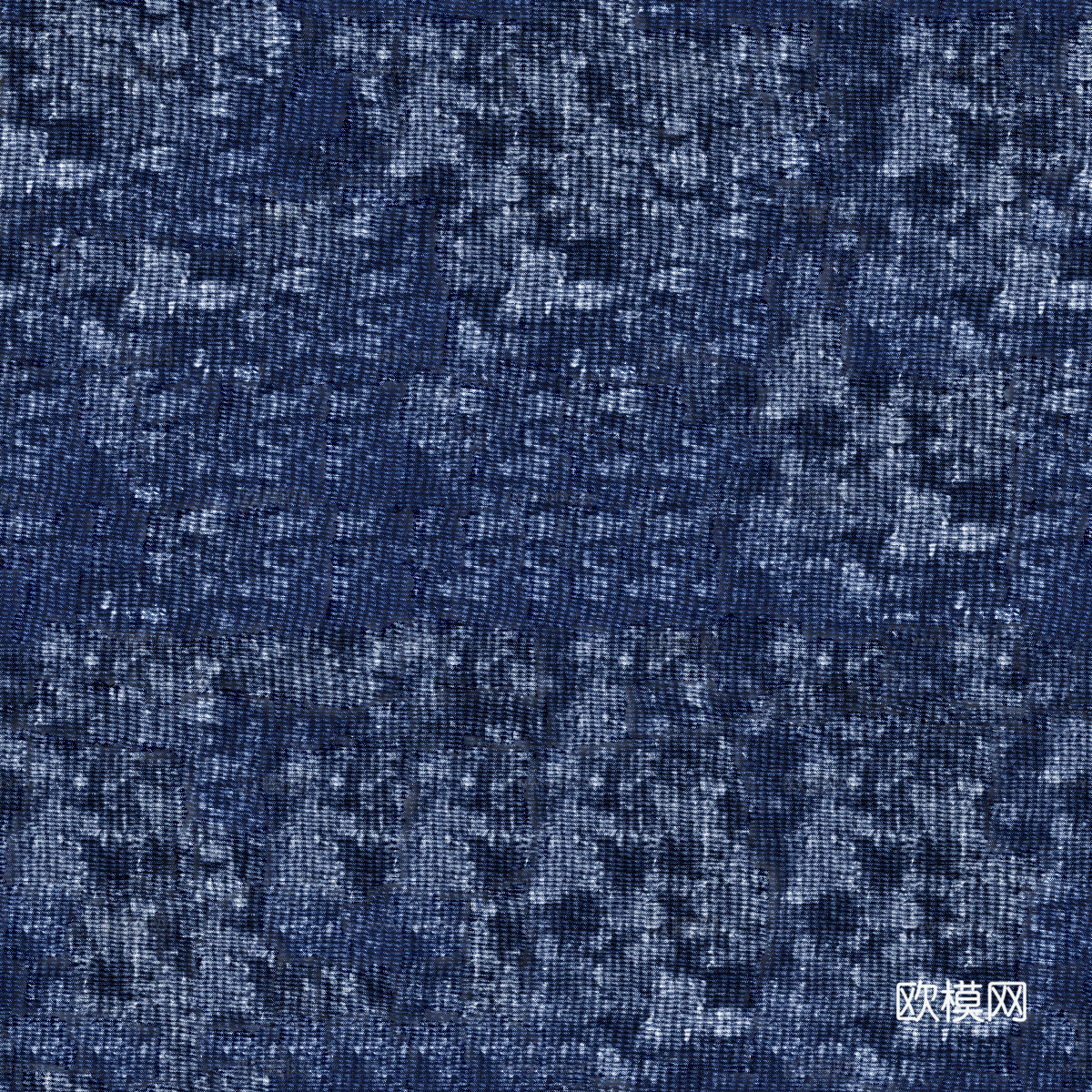 蓝色手工蜡染扎染布纹52