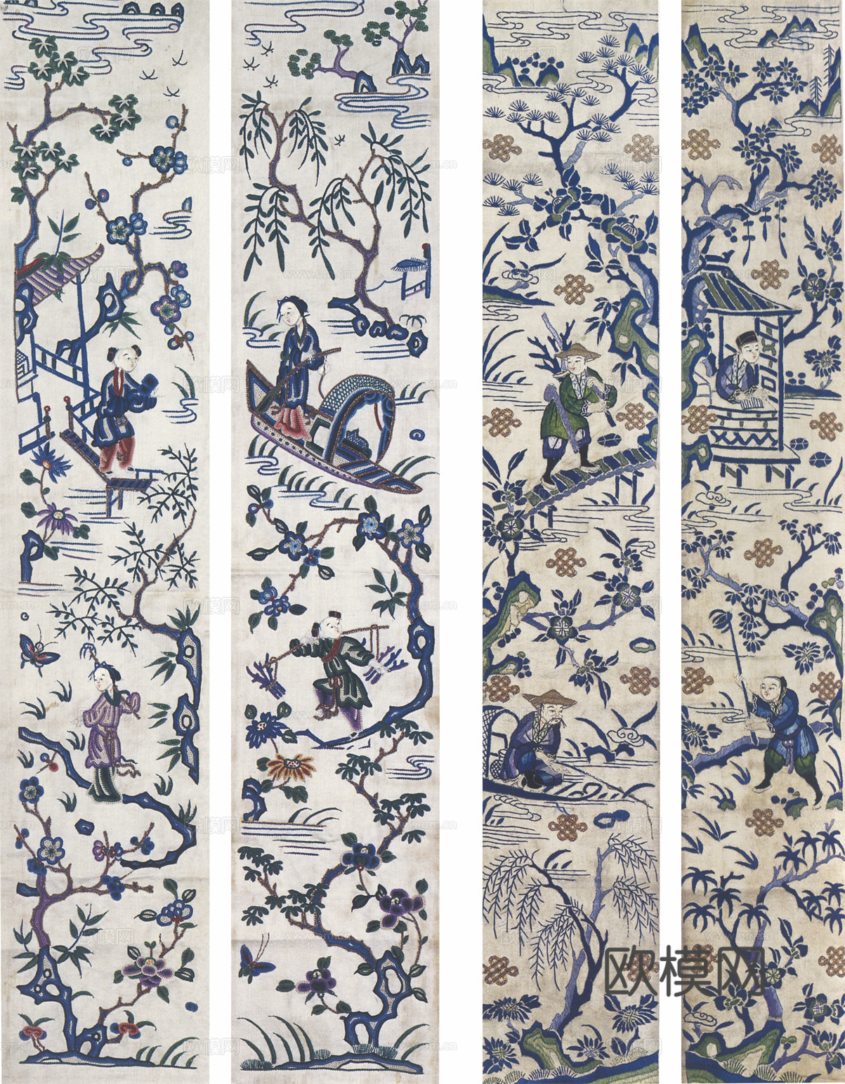 中国传统服饰纹理图案，吉祥图案，富贵图案133