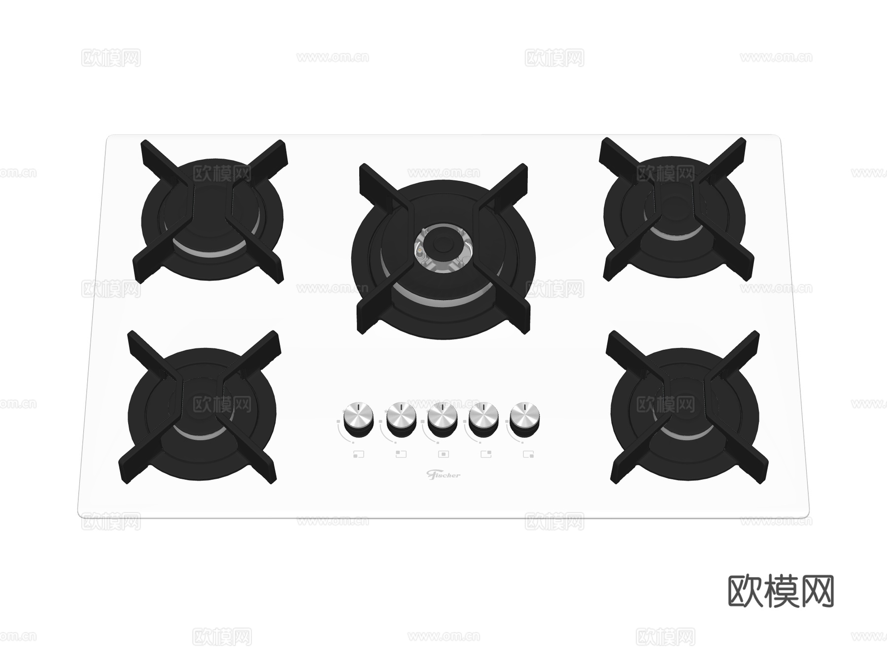 燃气灶 灶台su模型