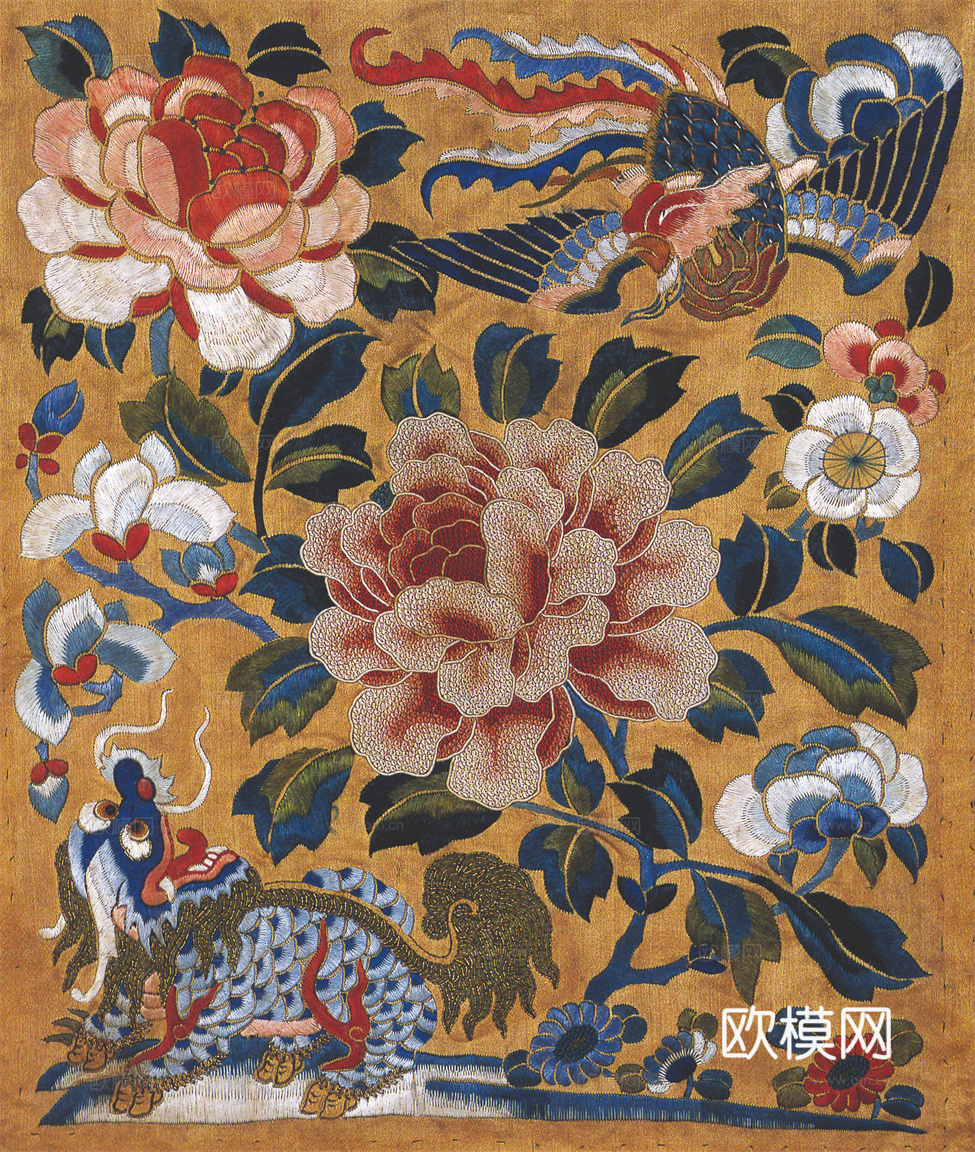 中国传统服饰纹理图案，吉祥图案，富贵图案72