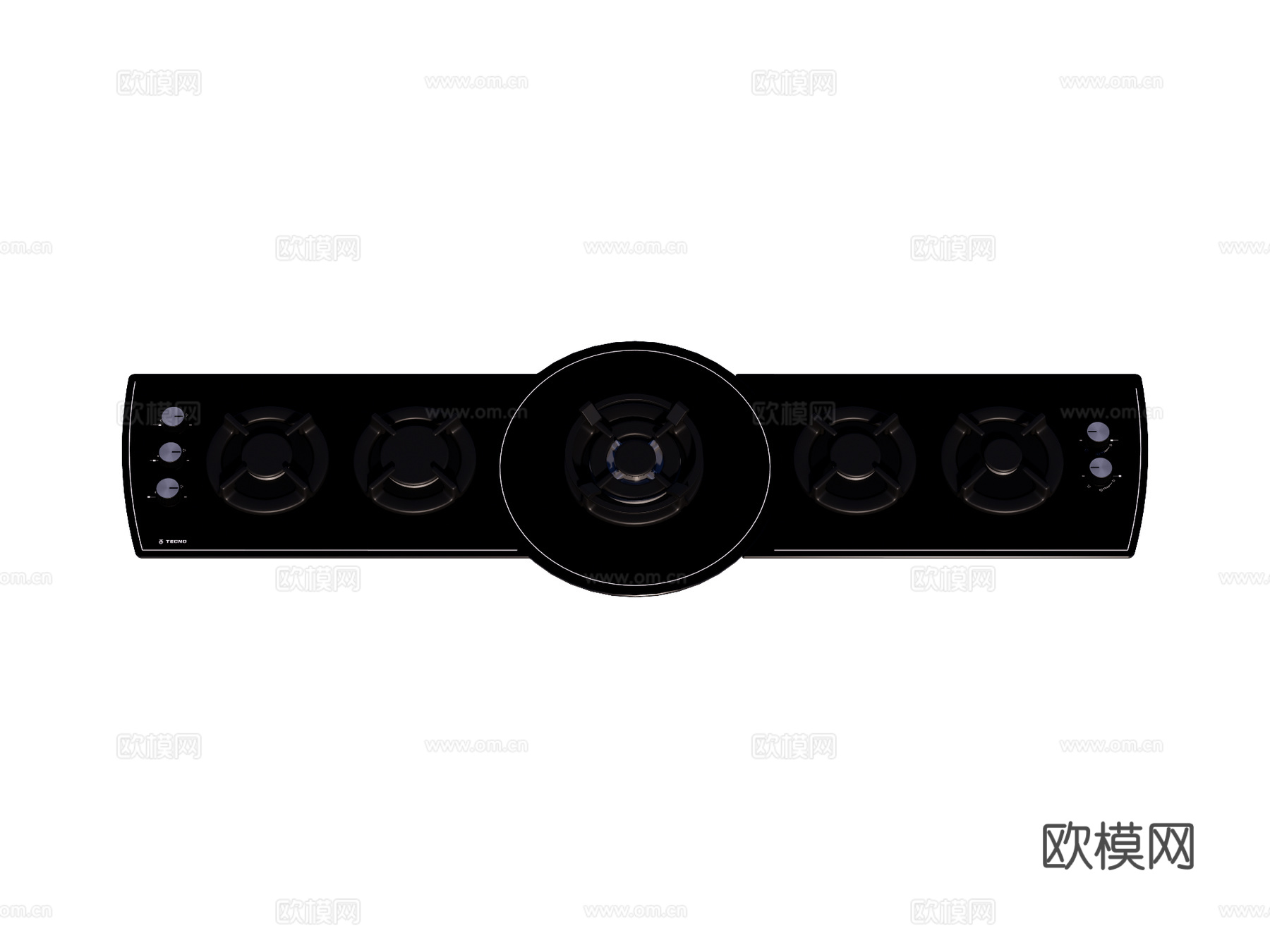 燃气灶 灶台su模型