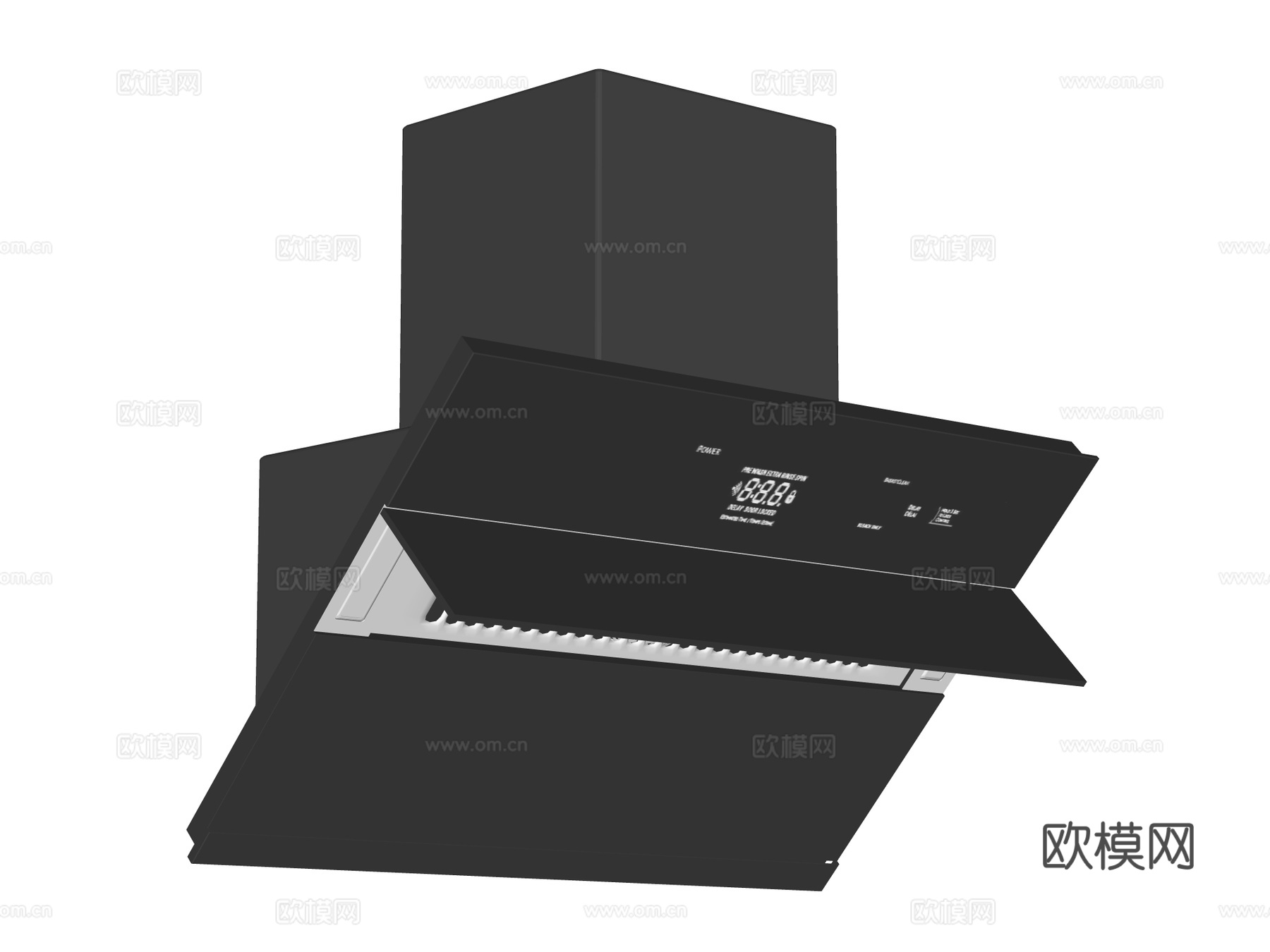 壁挂式抽油烟机su模型