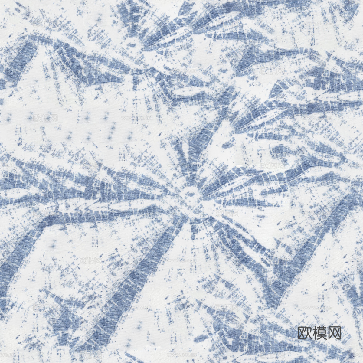 手工扎蓝布纹83