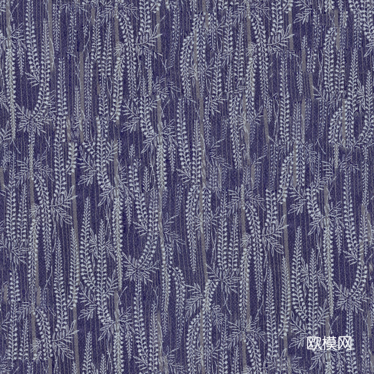 复古蓝印花传统蓝色印染印花布纹28