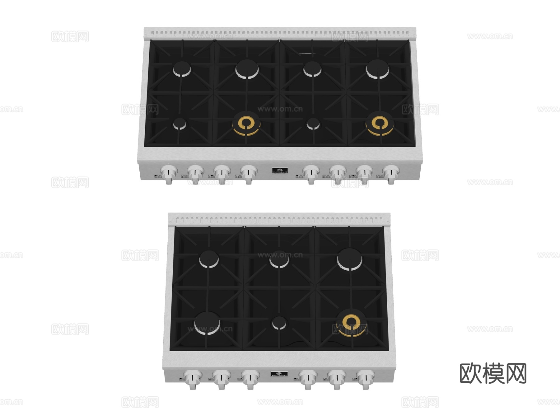 燃气灶 灶台su模型